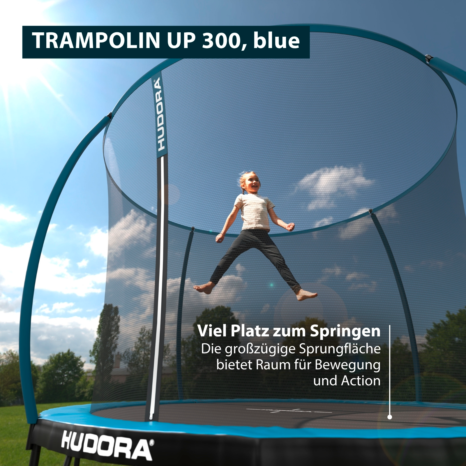 HUDORA Trampolin Up 300, blue, Bild 2 von 7