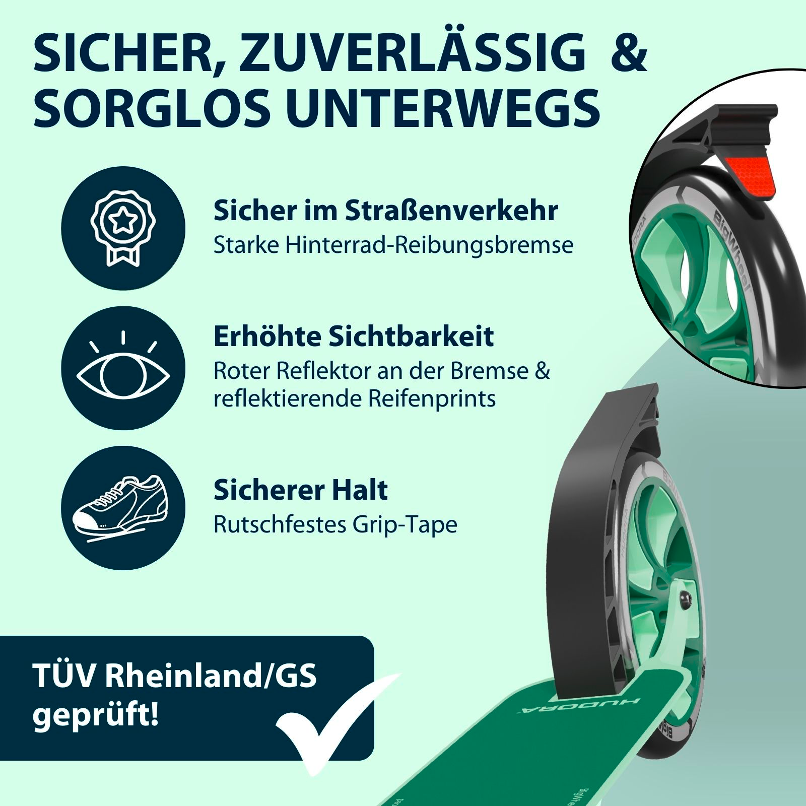 HUDORA BigWheel® 205 Advanced, pine, Bild 5 von 7