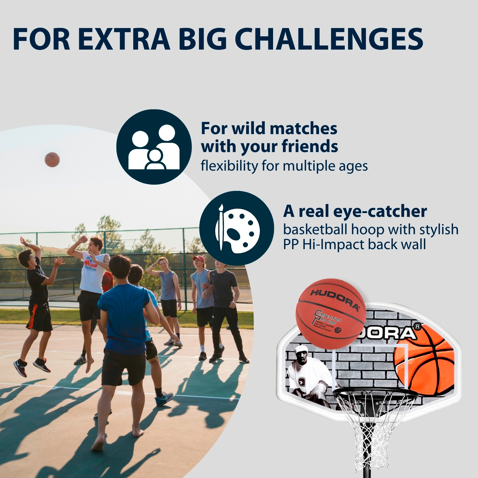 HUDORA Basketballständer XXL 305, image 5 from 6