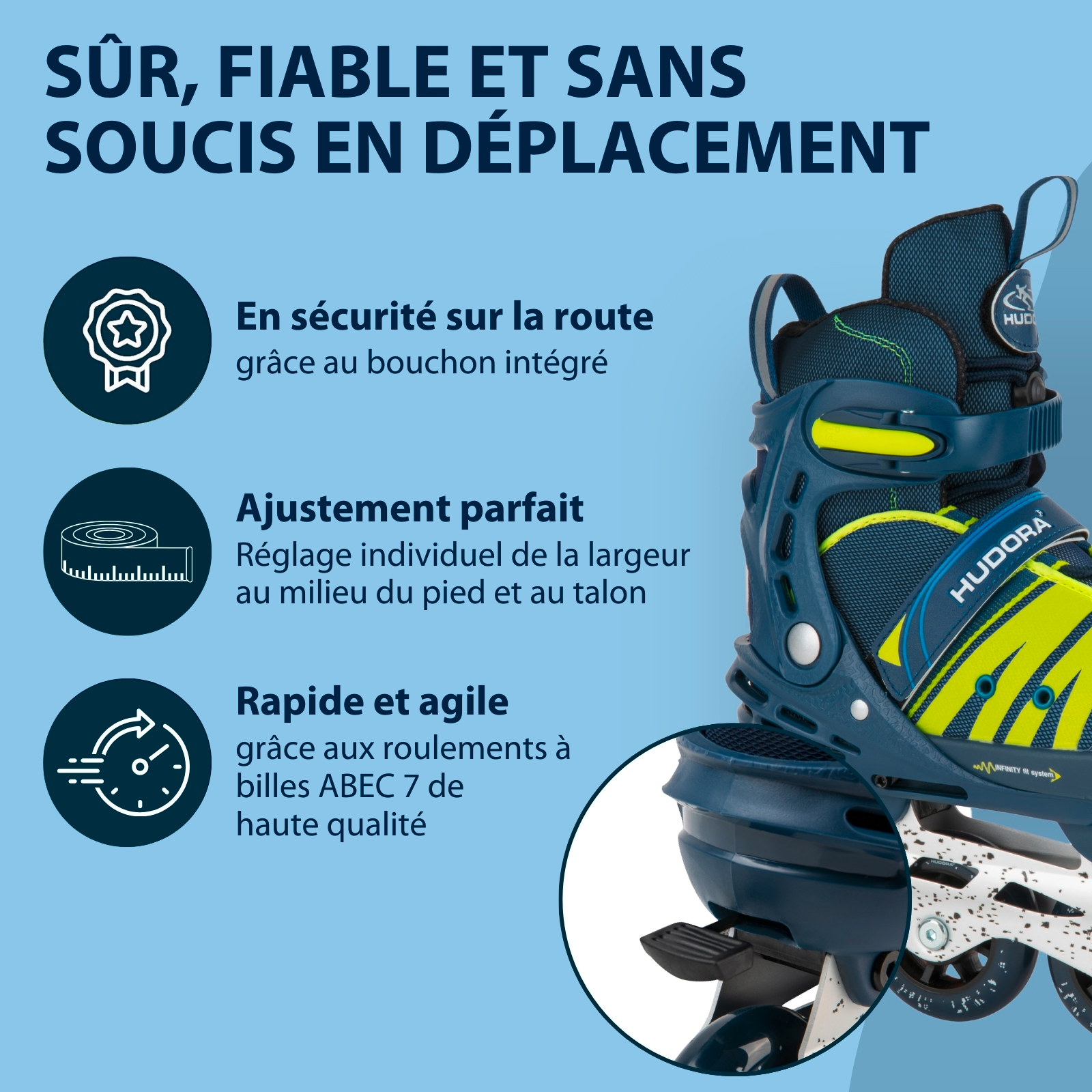 Patins à roulettes en ligne Comfort, image 5 from 7