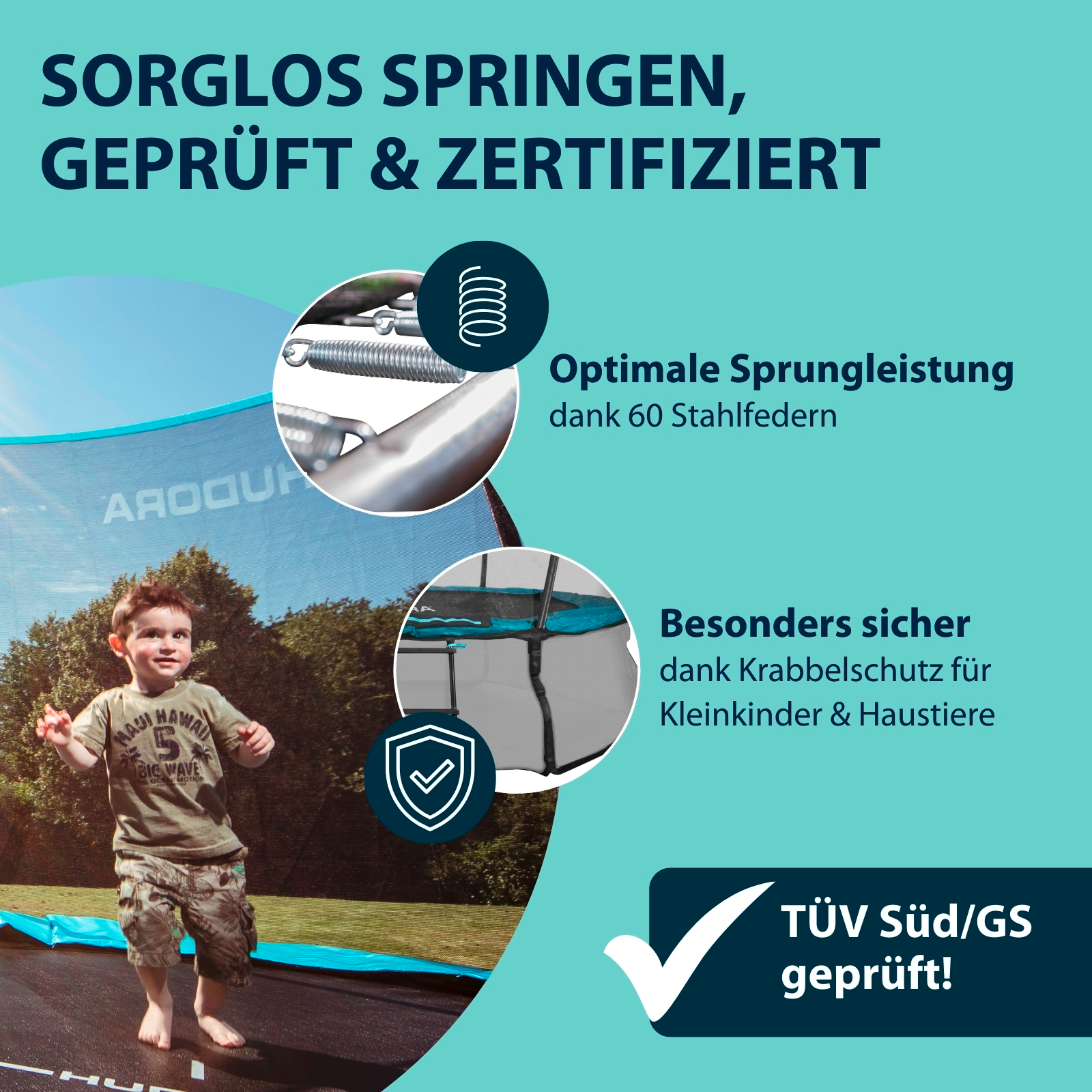 HUDORA Fantastic Complete Trampolin 300V, Bild 5 von 7