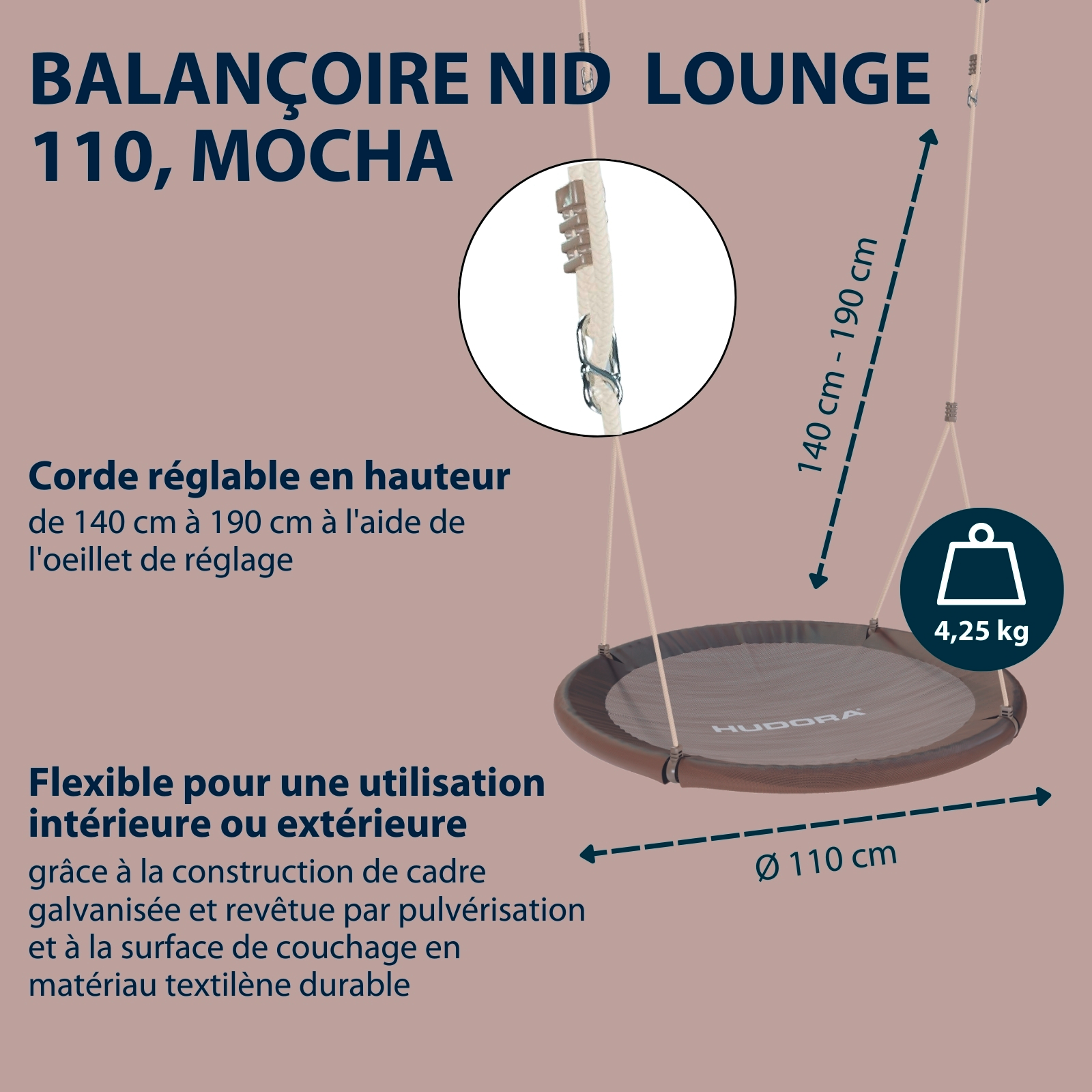 Balançoire nid Lounge 90, image 2 from 6