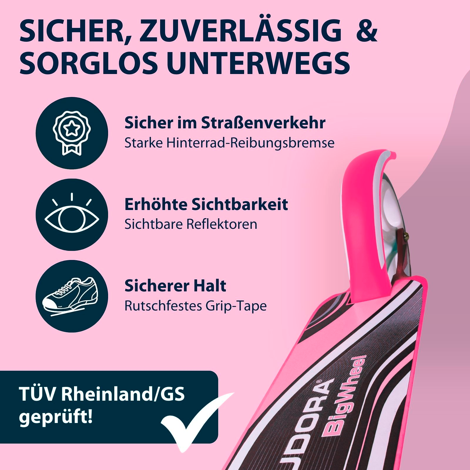 BigWheel® 205 weiß/pink, Bild 5 von 7
