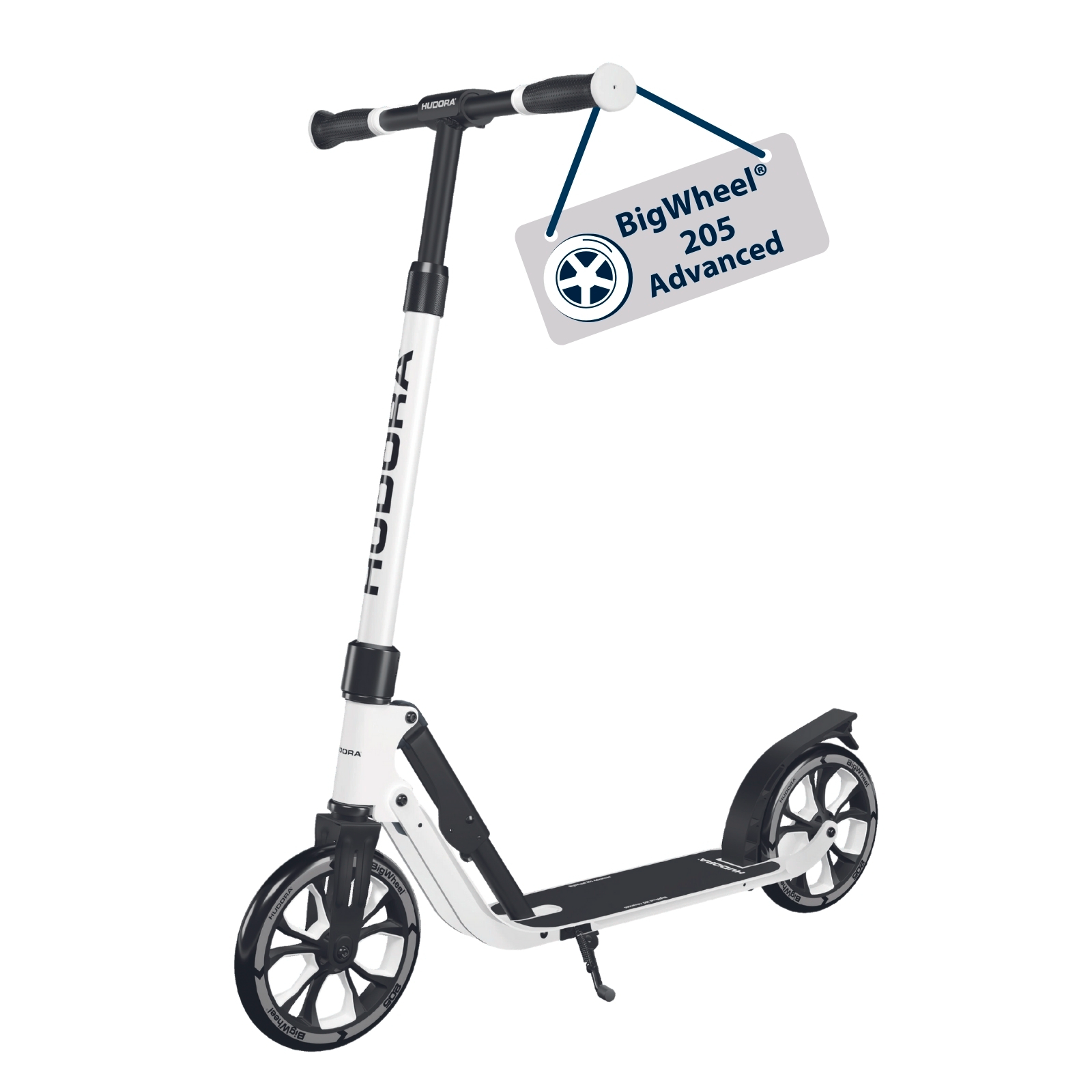 HUDORA BigWheel® 205 Advanced, Black & White