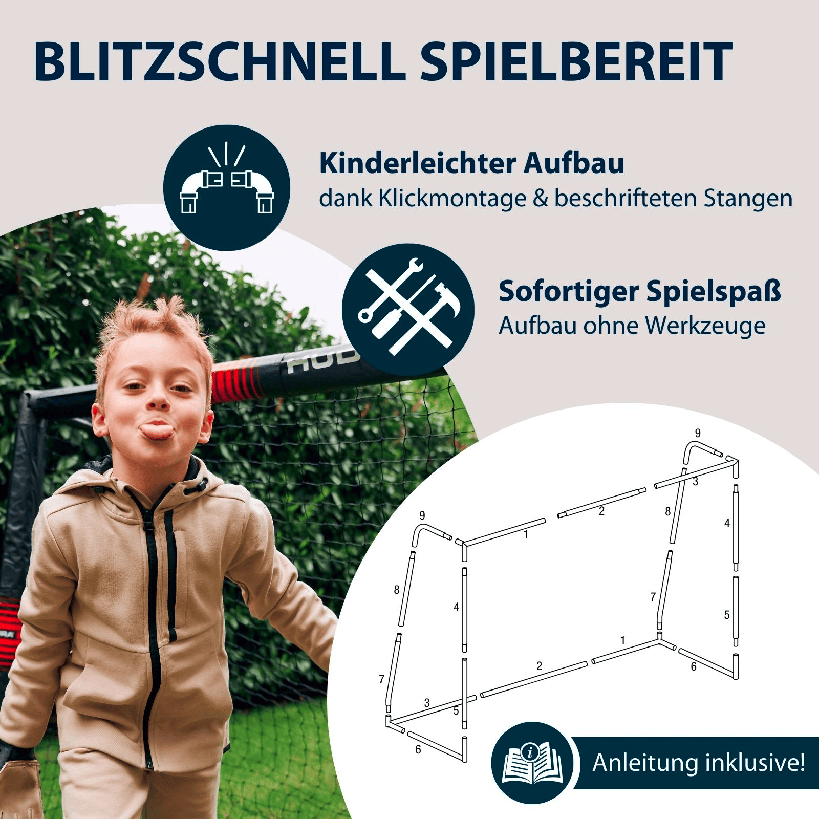 HUDORA Fußballtor Pro Tect 300, Bild 5 von 7