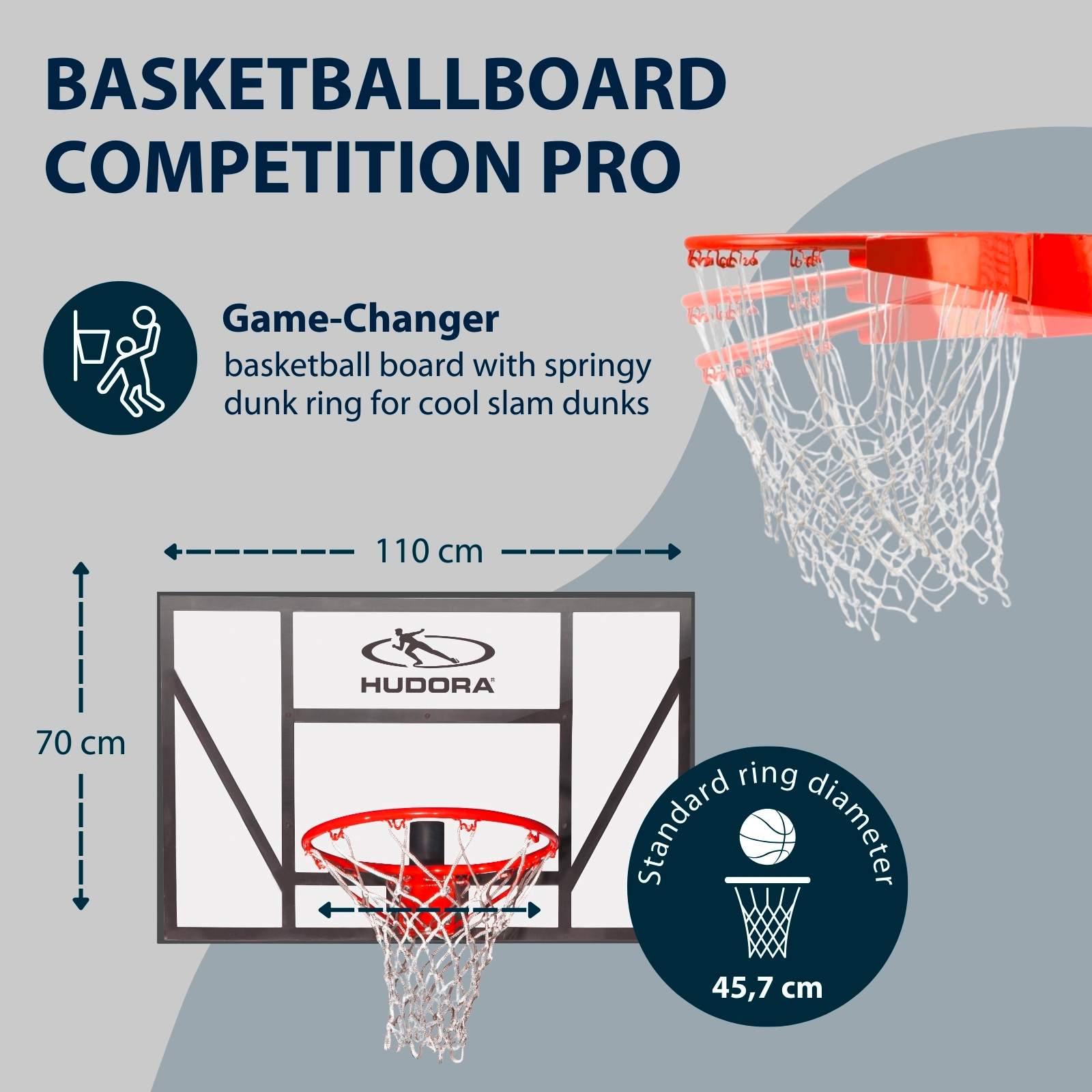 HUDORA Basketball Board Competition Pro, image 2 from 6