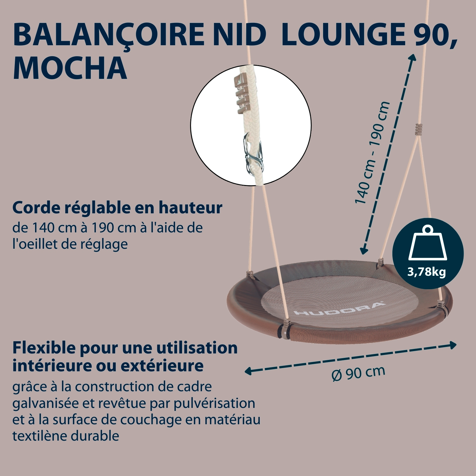 Balançoire nid Lounge 90, image 2 from 6