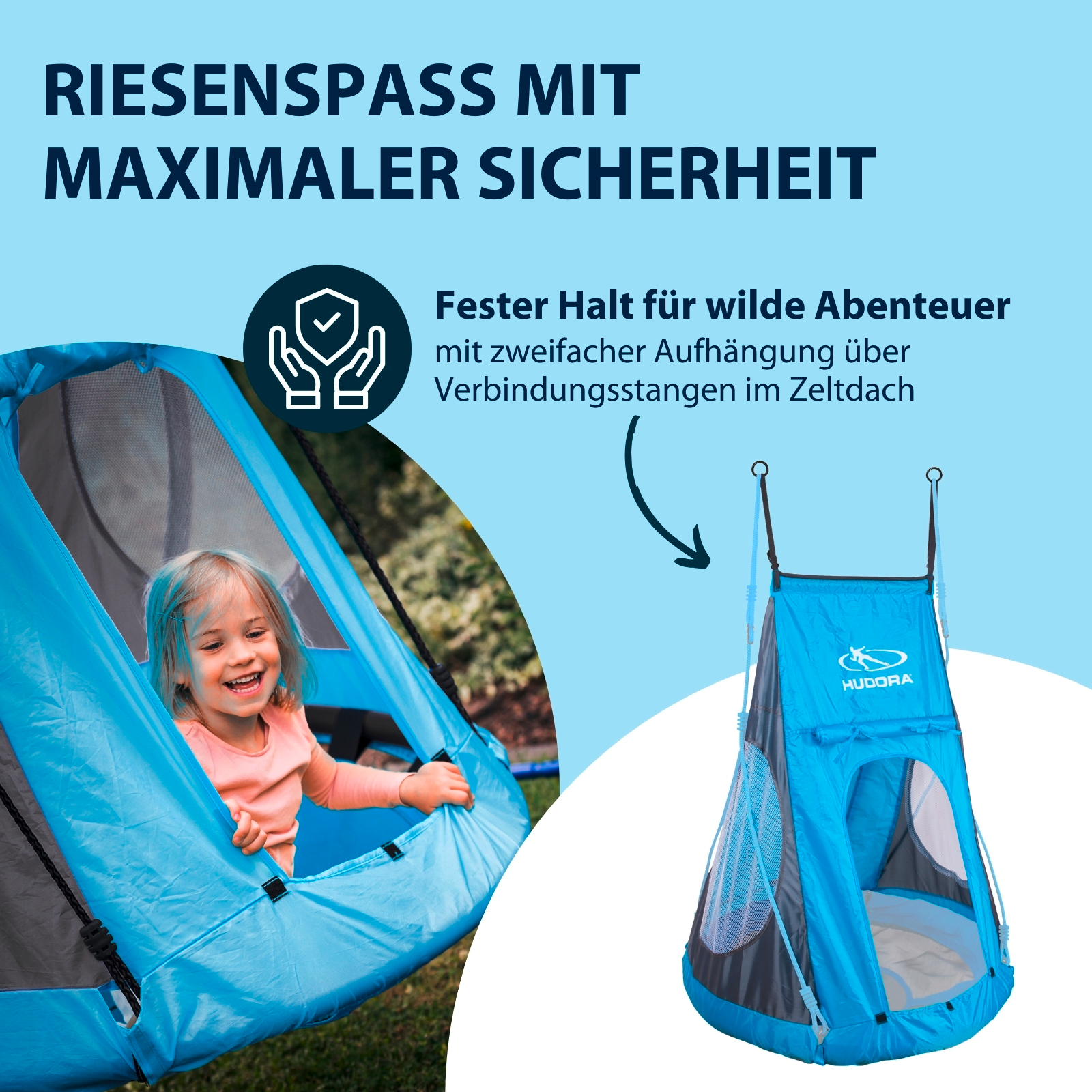 HUDORA Zelt Cosy Castle  für Nestschaukel 90, Bild 5 von 7