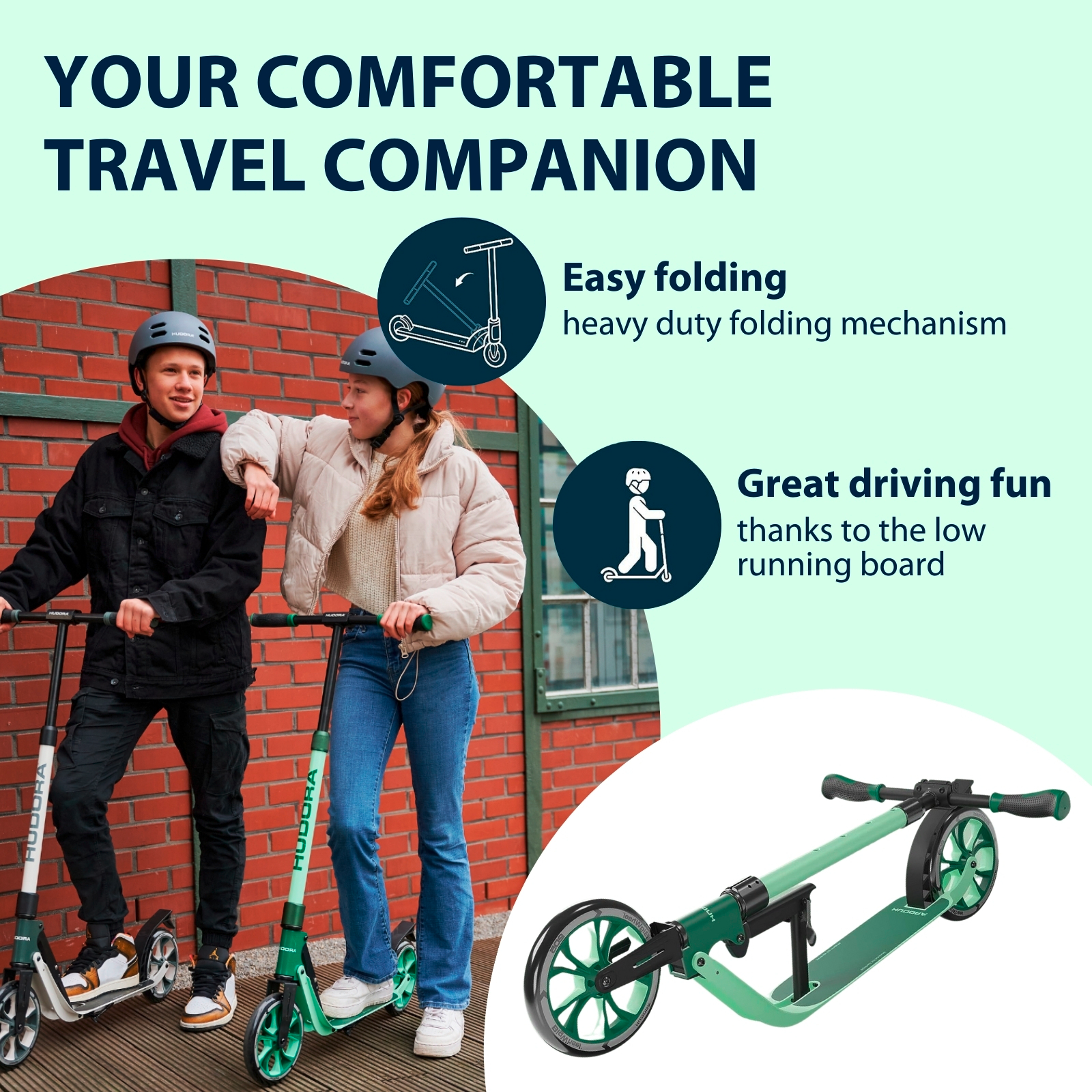 HUDORA BigWheel® 205 Advanced, pine, image 4 from 7