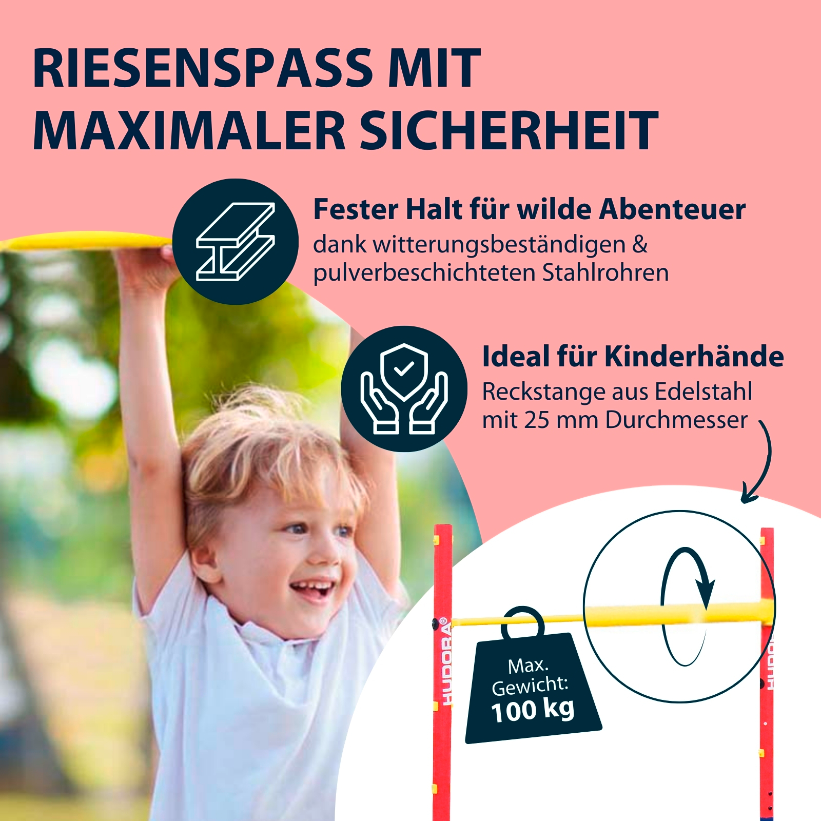HUDORA Turnreck Fabian Single, Bild 3 von 6