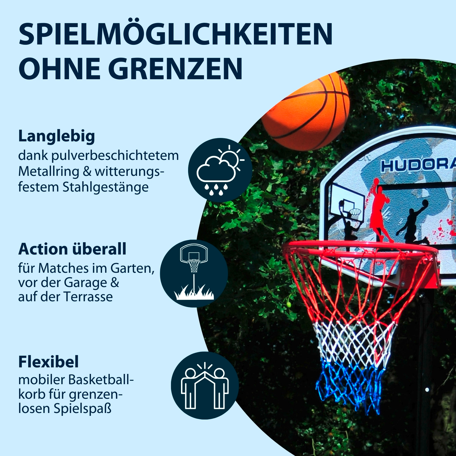 HUDORA Basketballständer All Stars 205, Bild 4 von 6