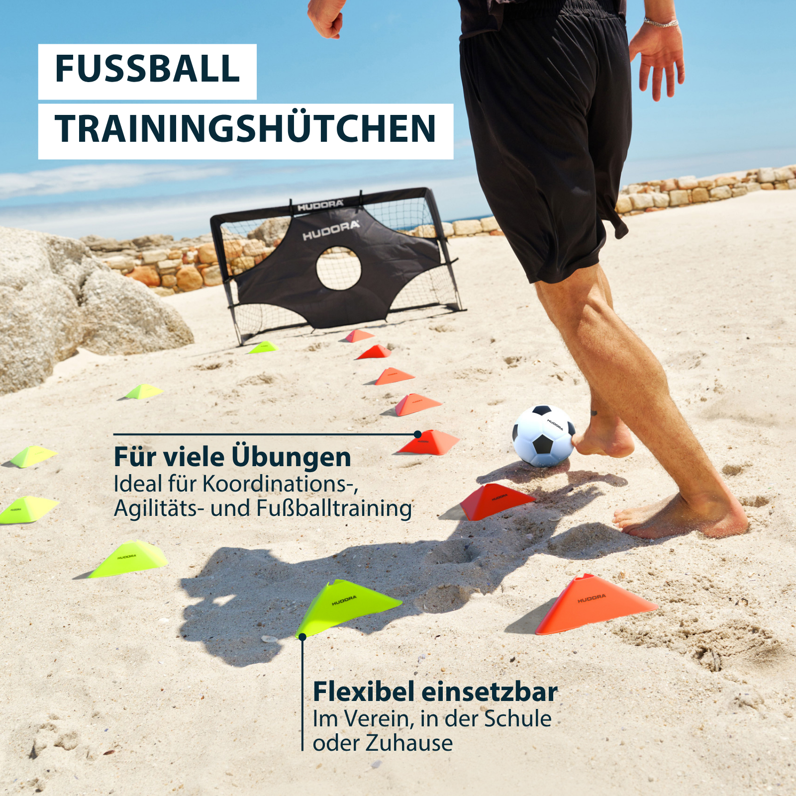 HUDORA Fußball Trainingshütchen, Bild 2 von 6