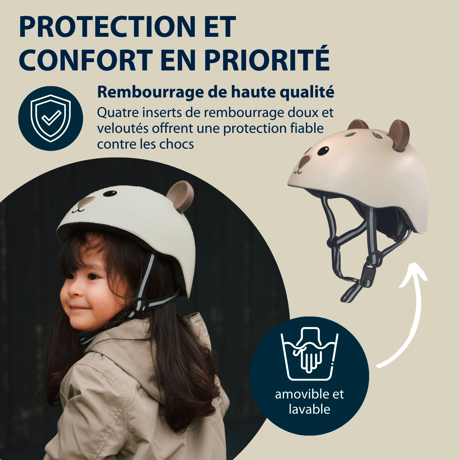 Casque pour enfants Beary, image 4 from 7
