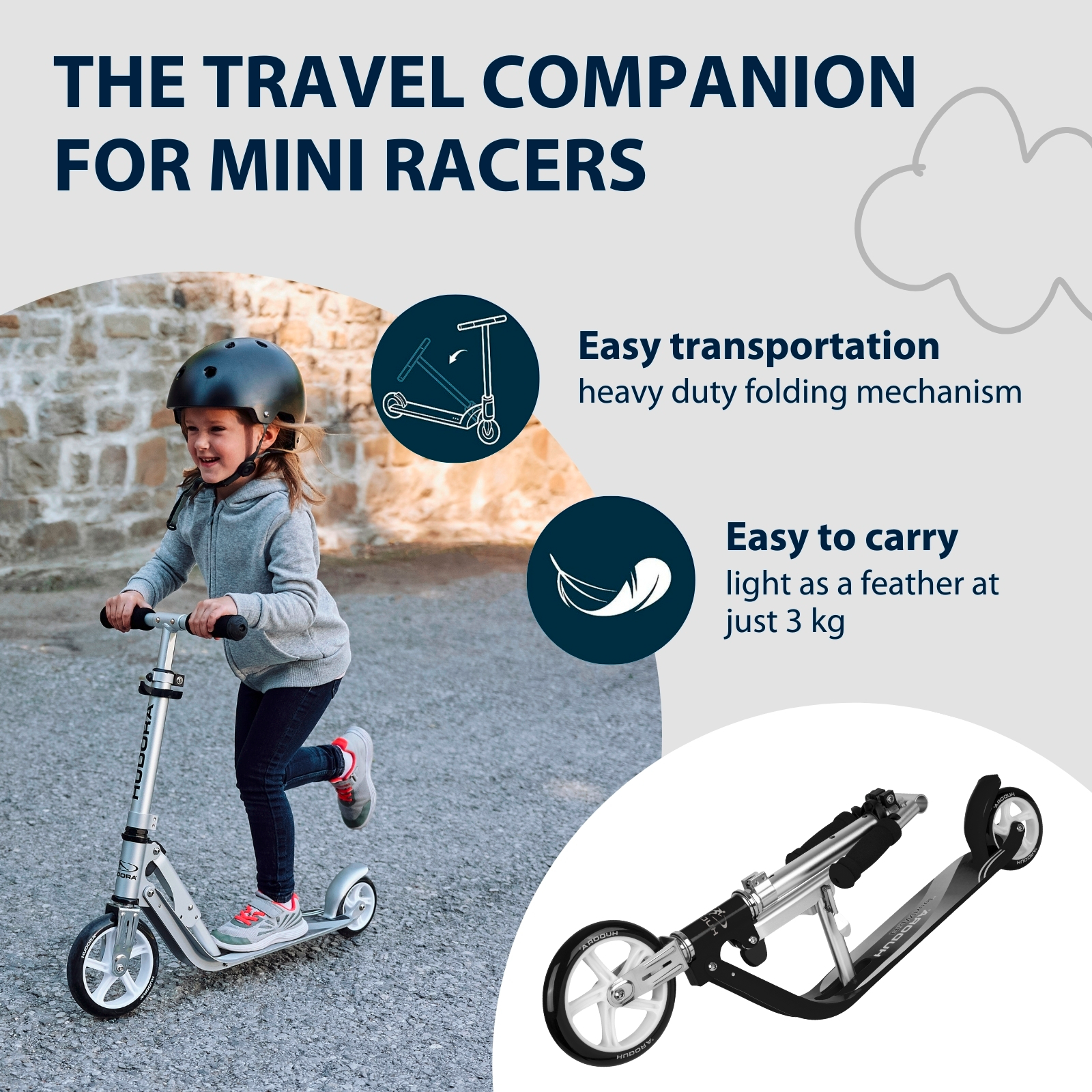 HUDORA Little BigWheel®, Scooter black, image 4 from 7