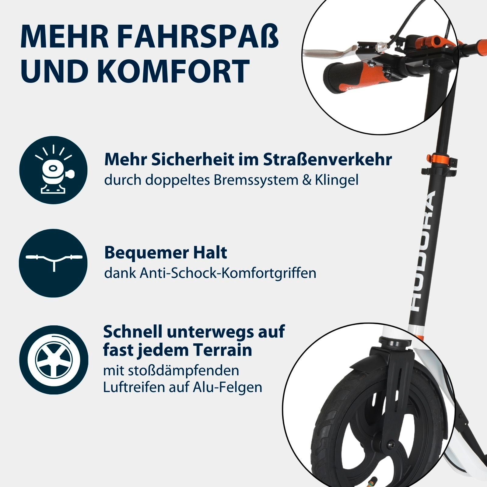HUDORA BigWheel® Air 230 Dual Brake, Bild 3 von 7