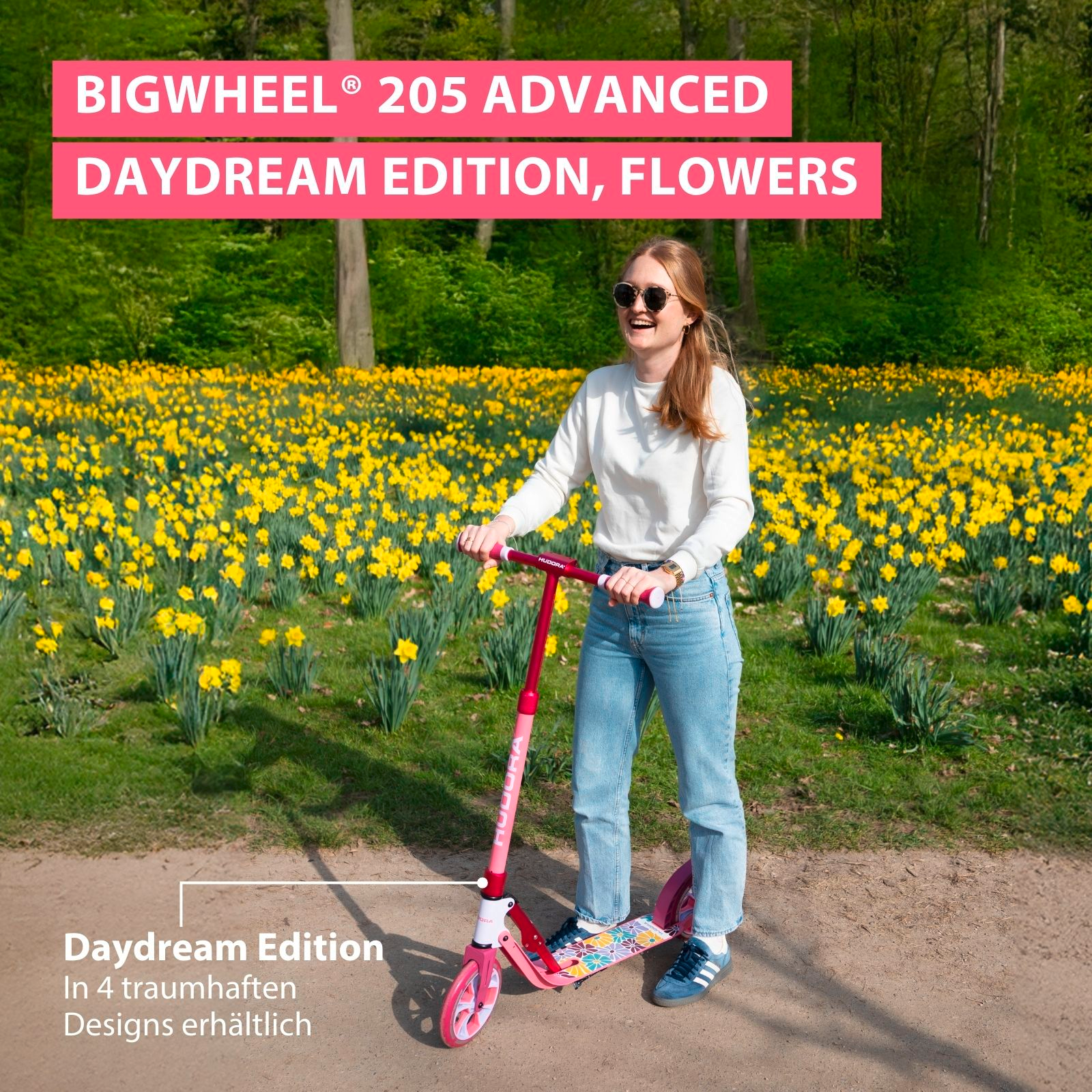 HUDORA BigWheel® 205 Advanced Daydream Edition, Flowers, Bild 2 von 8