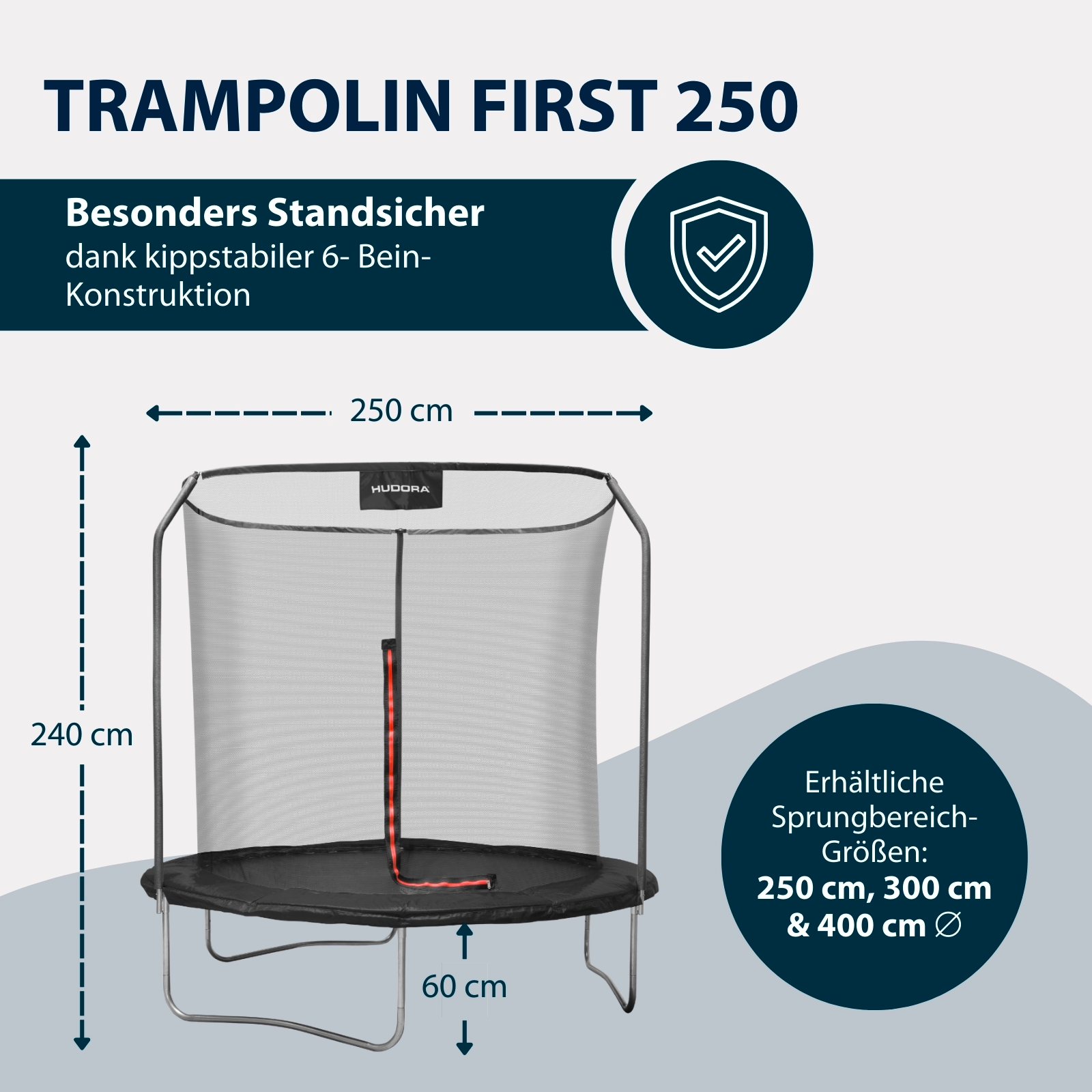HUDORA First Trampolin 250V, Bild 2 von 7