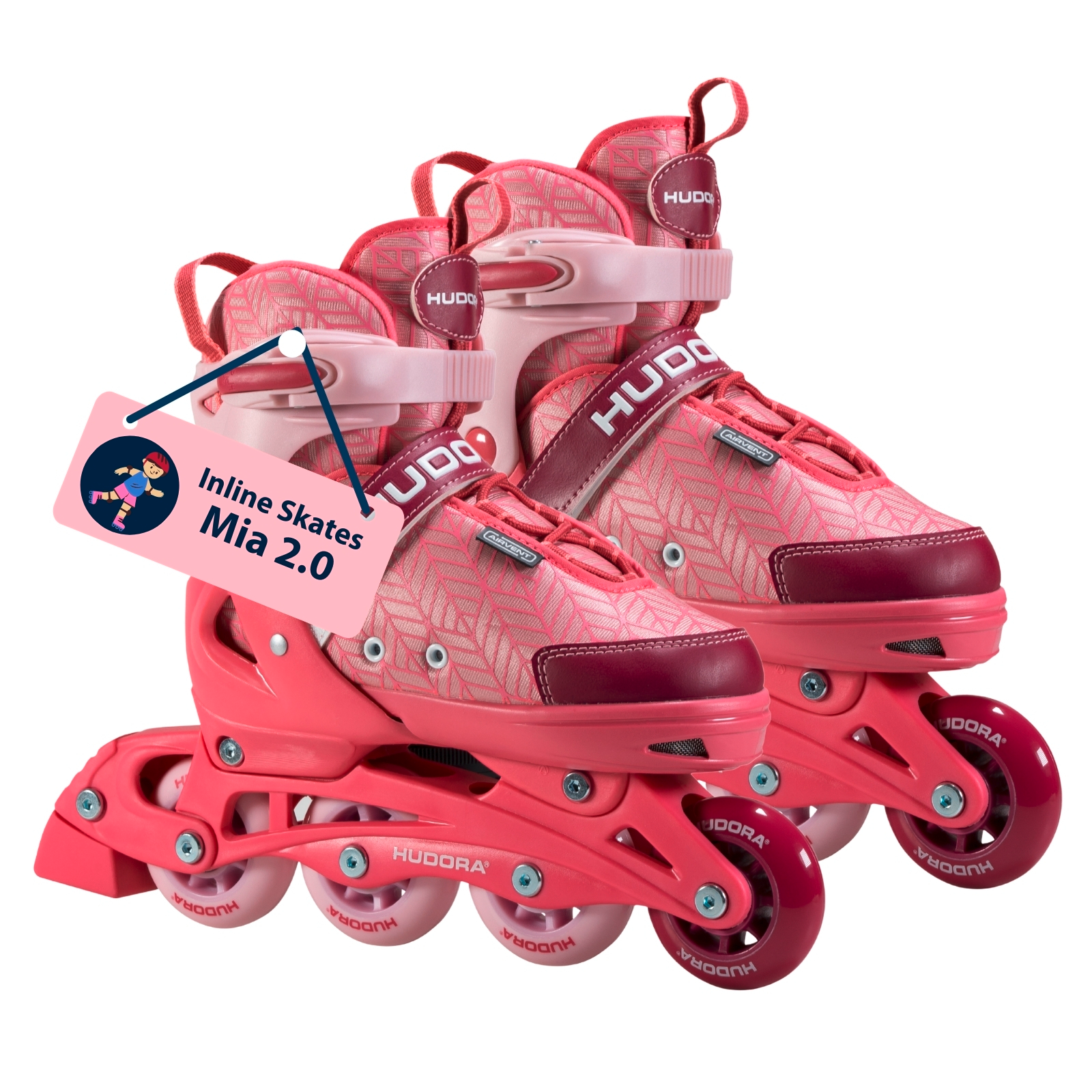 Inline skates, Mia 2.0, pixie, size 29-40, image 1 from 7