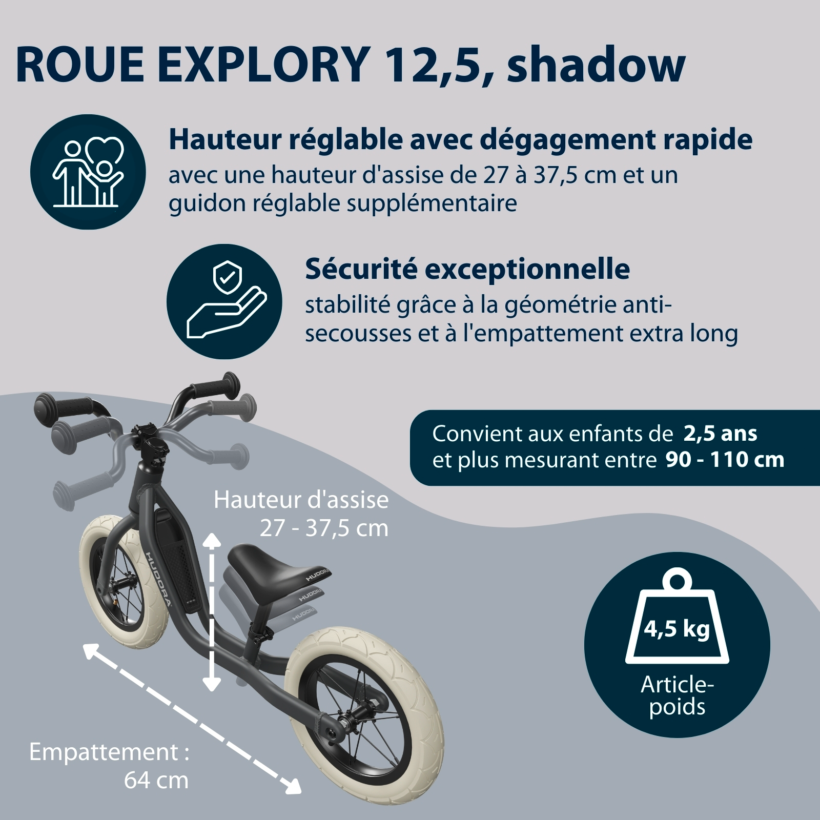 Roue d'exercice Explory 12, image 2 from 6