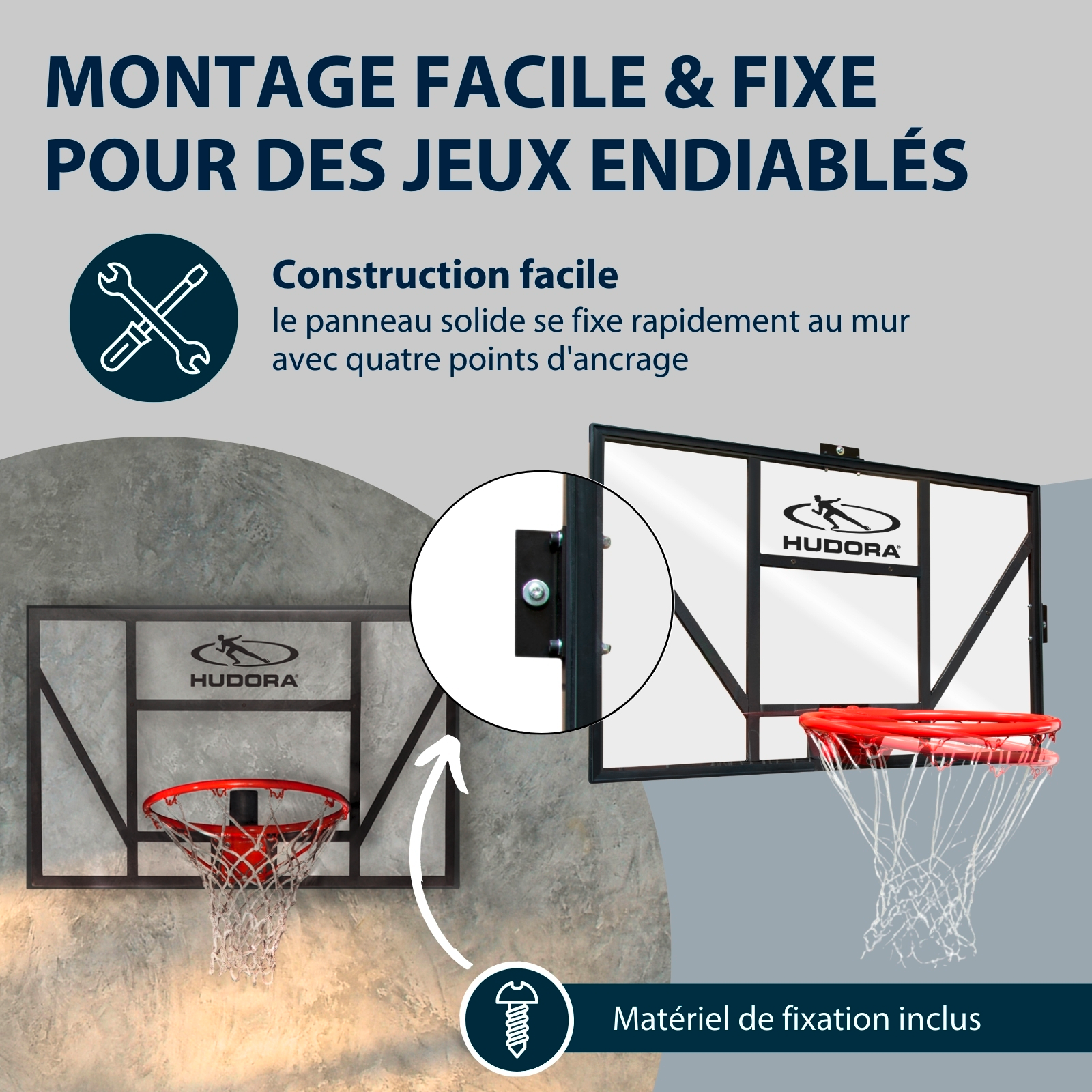 HUDORA Basketball Board Competition Pro, image 3 from 6