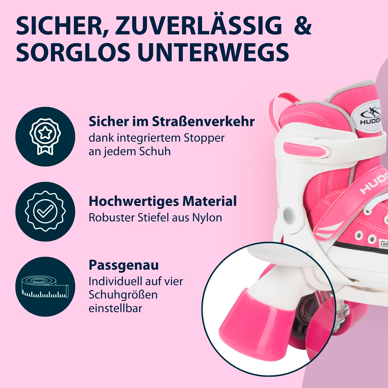 Rollschuh Roller Skate Gr. 36-39, Bild 5 von 7