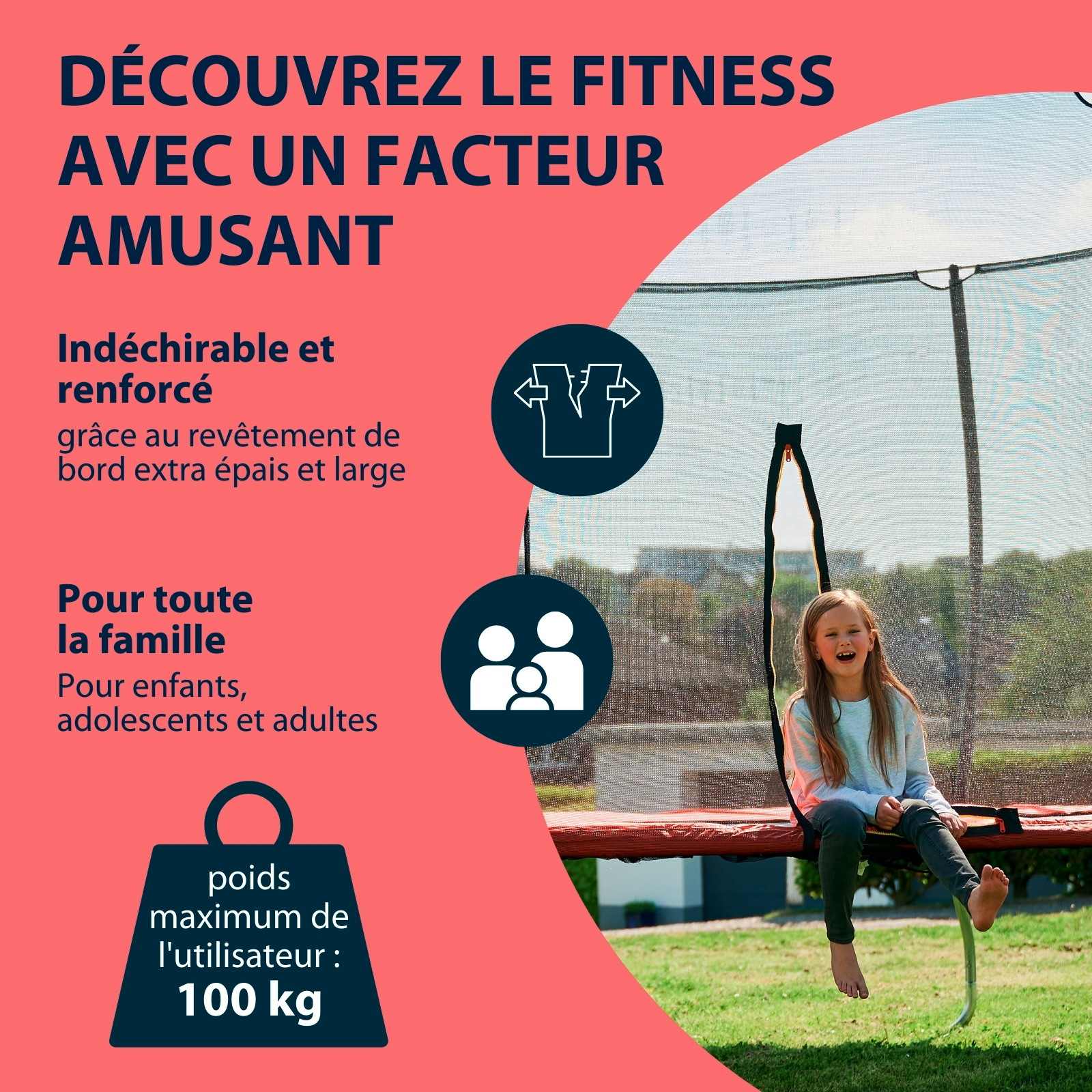 HUDORA trampoline Fantastic 400V, image 6 from 7