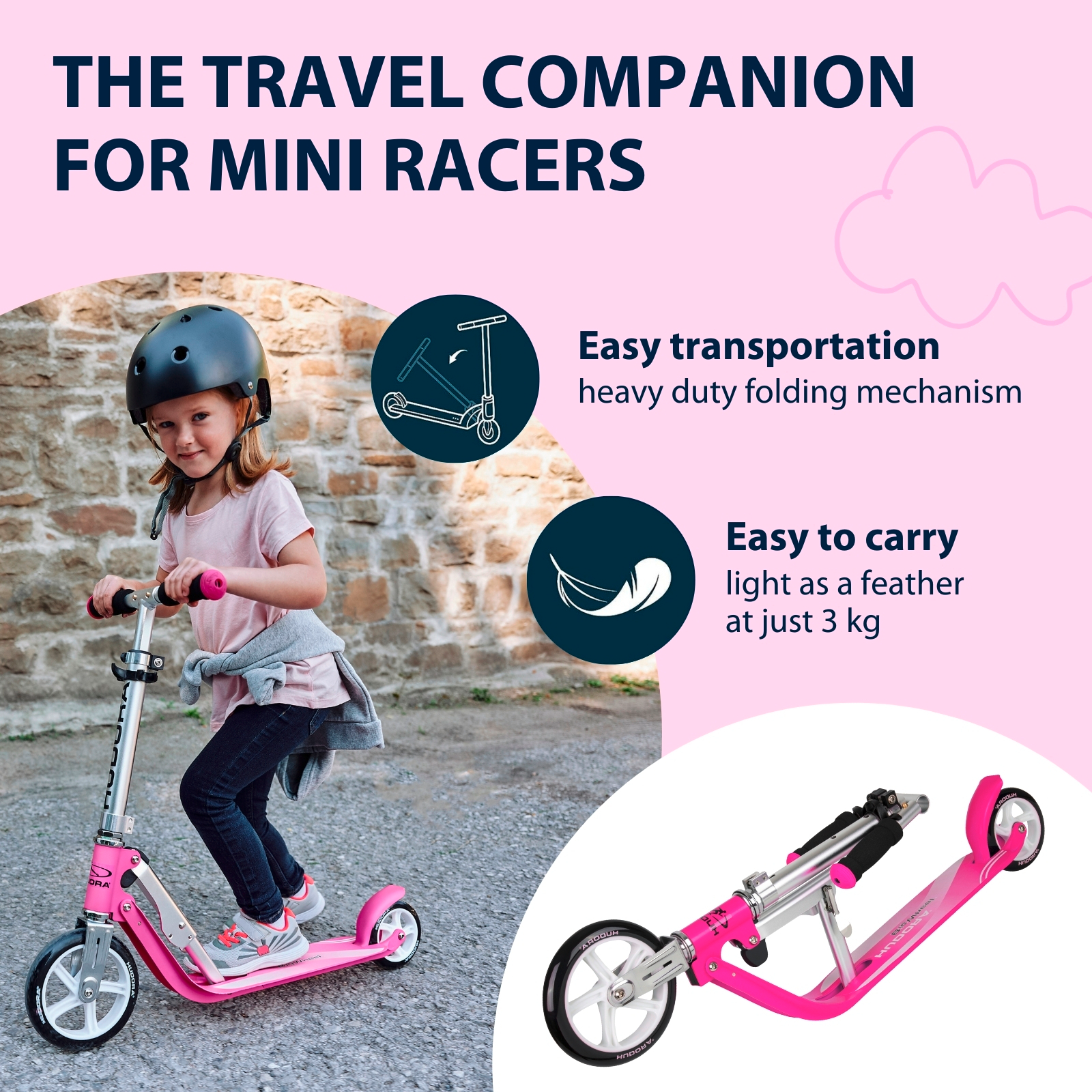 HUDORA Little BigWheel®, scooter sky blue, image 6 from 13
