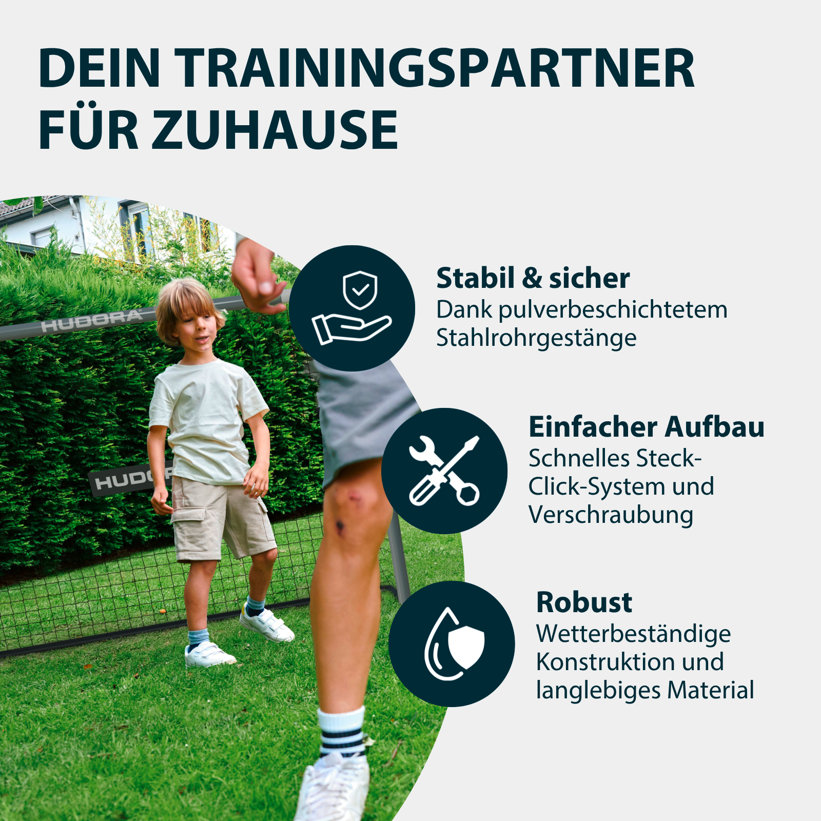 HUDORA Fußballtor RoCo 240 Lite, Bild 5 von 7
