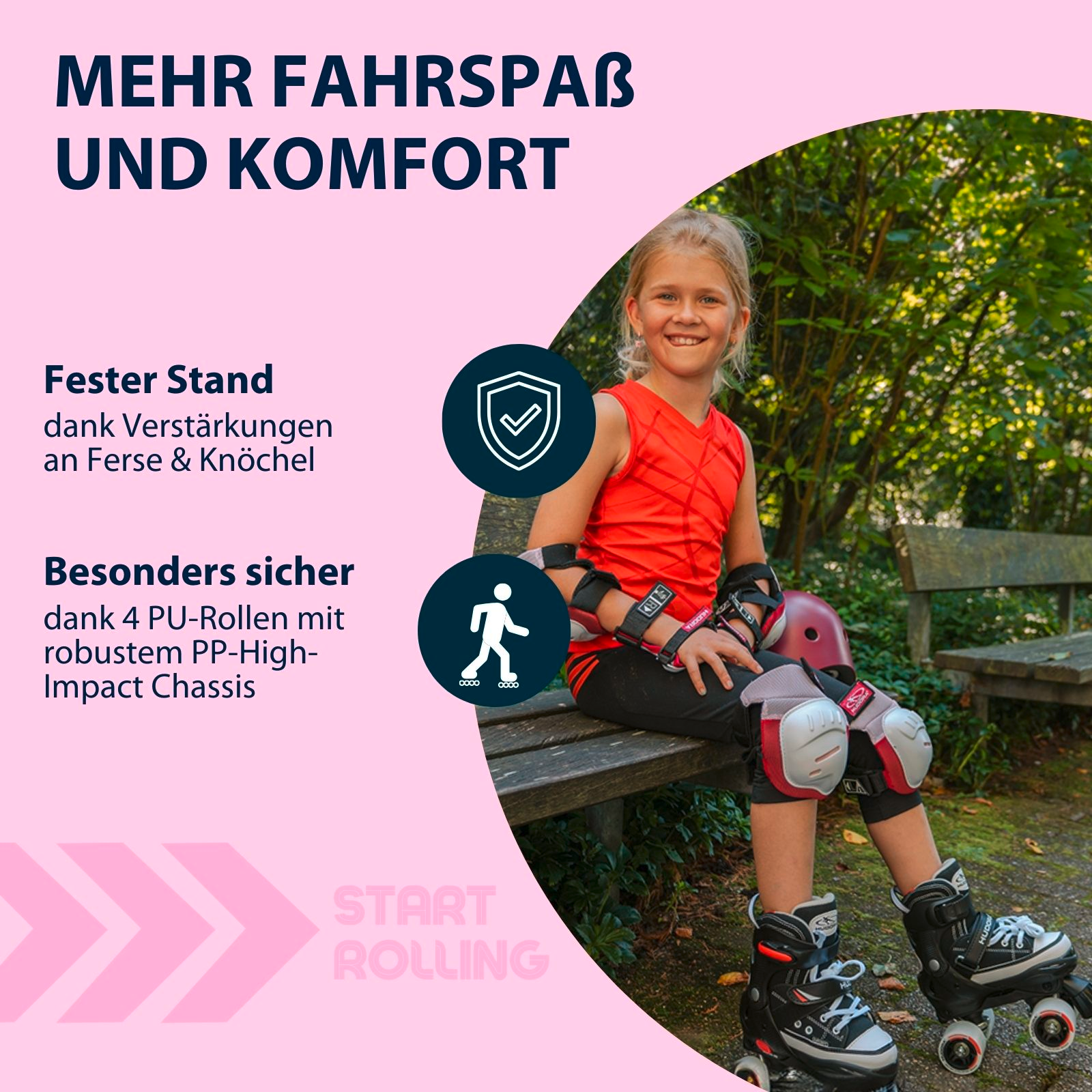 Rollschuh Roller Skate Gr. 36-39, Bild 3 von 7