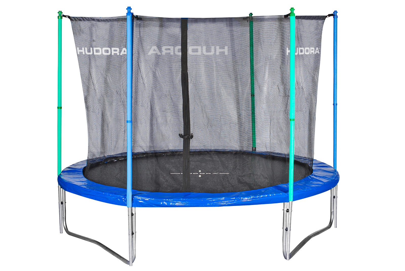 Fitness Trampolin 300, blau/grün
