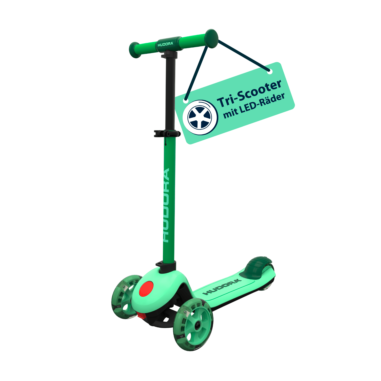 HUDORA Tri-Scooter, mint