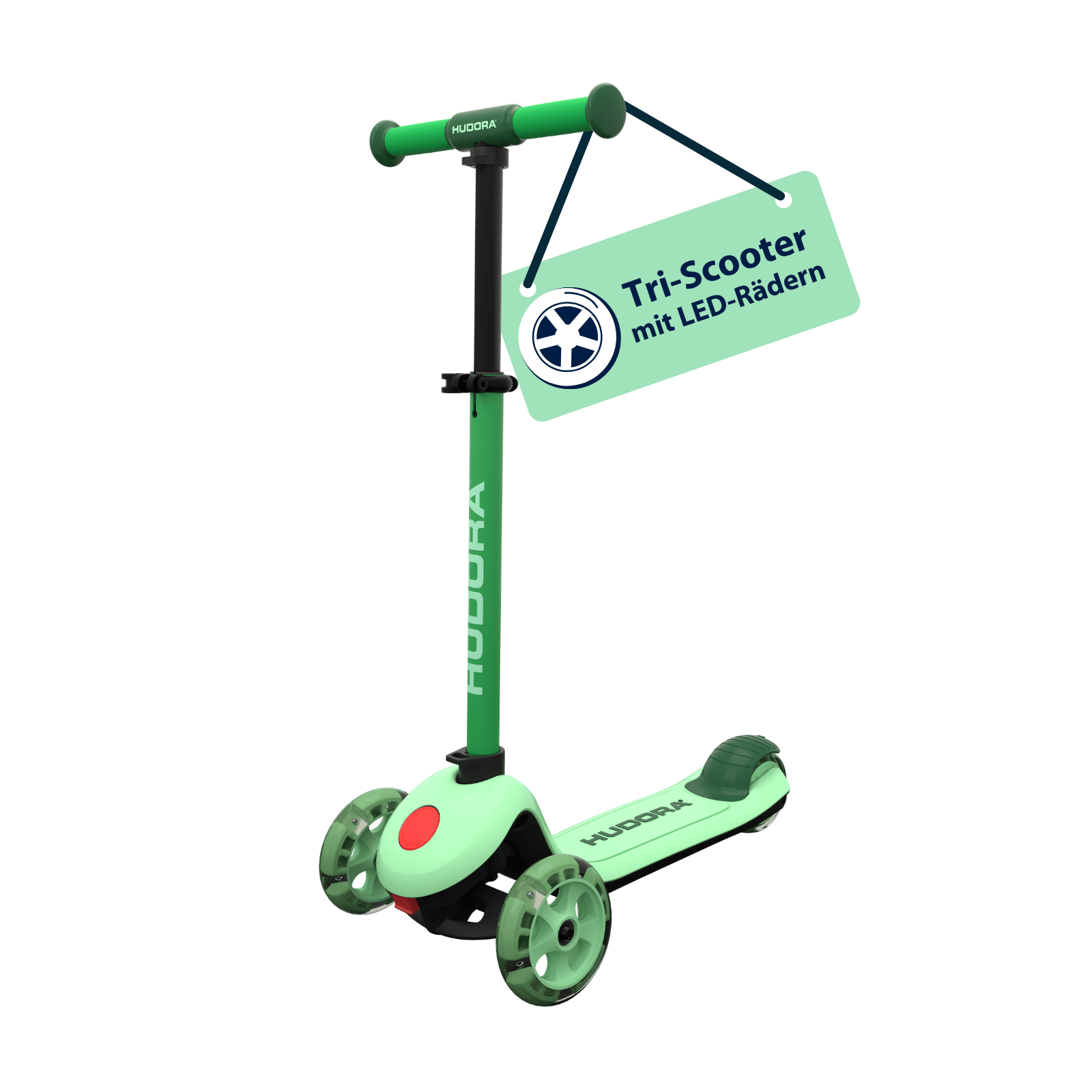 HUDORA Tri-Scooter, mint