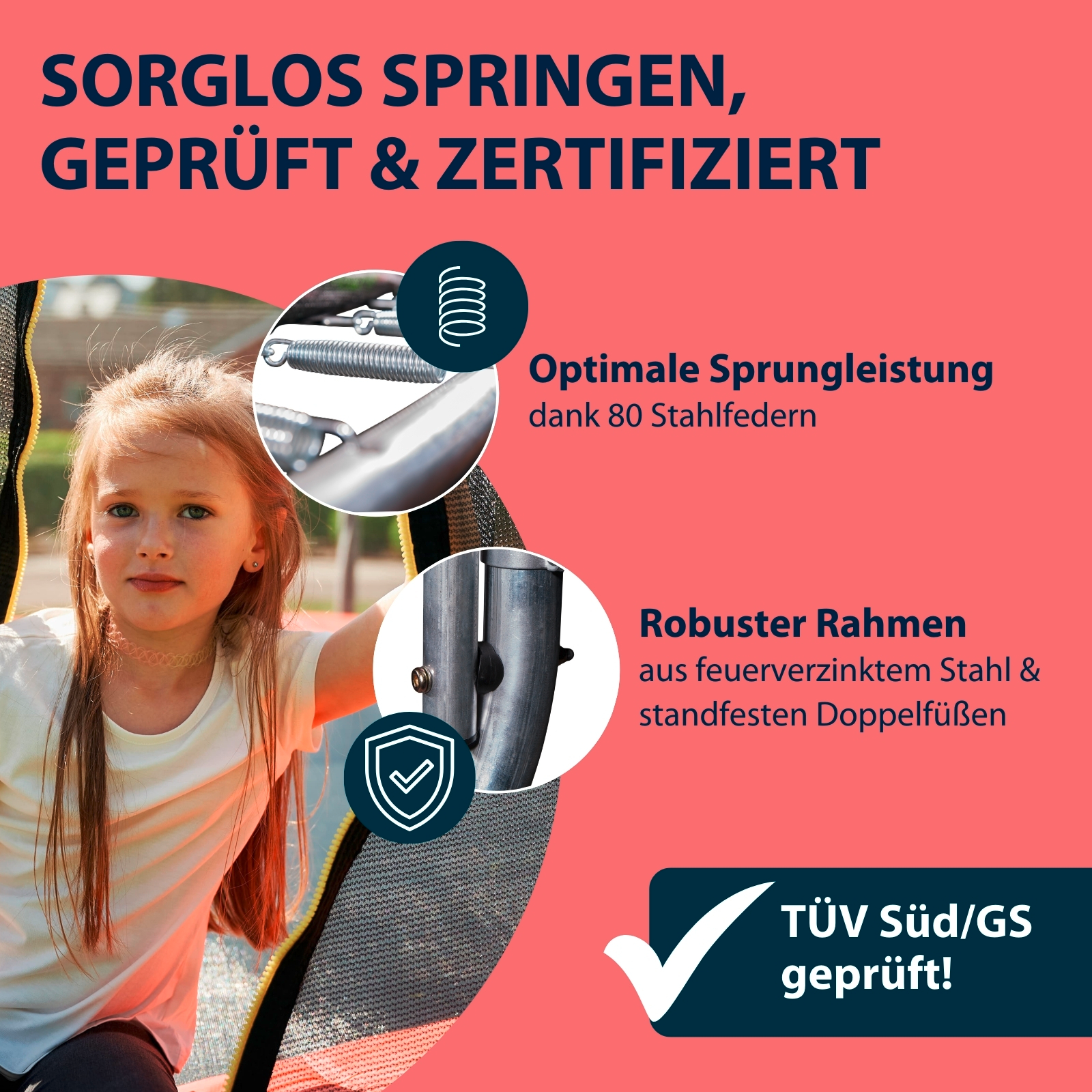 HUDORA Trampolin Fantastic 400V, Bild 5 von 7