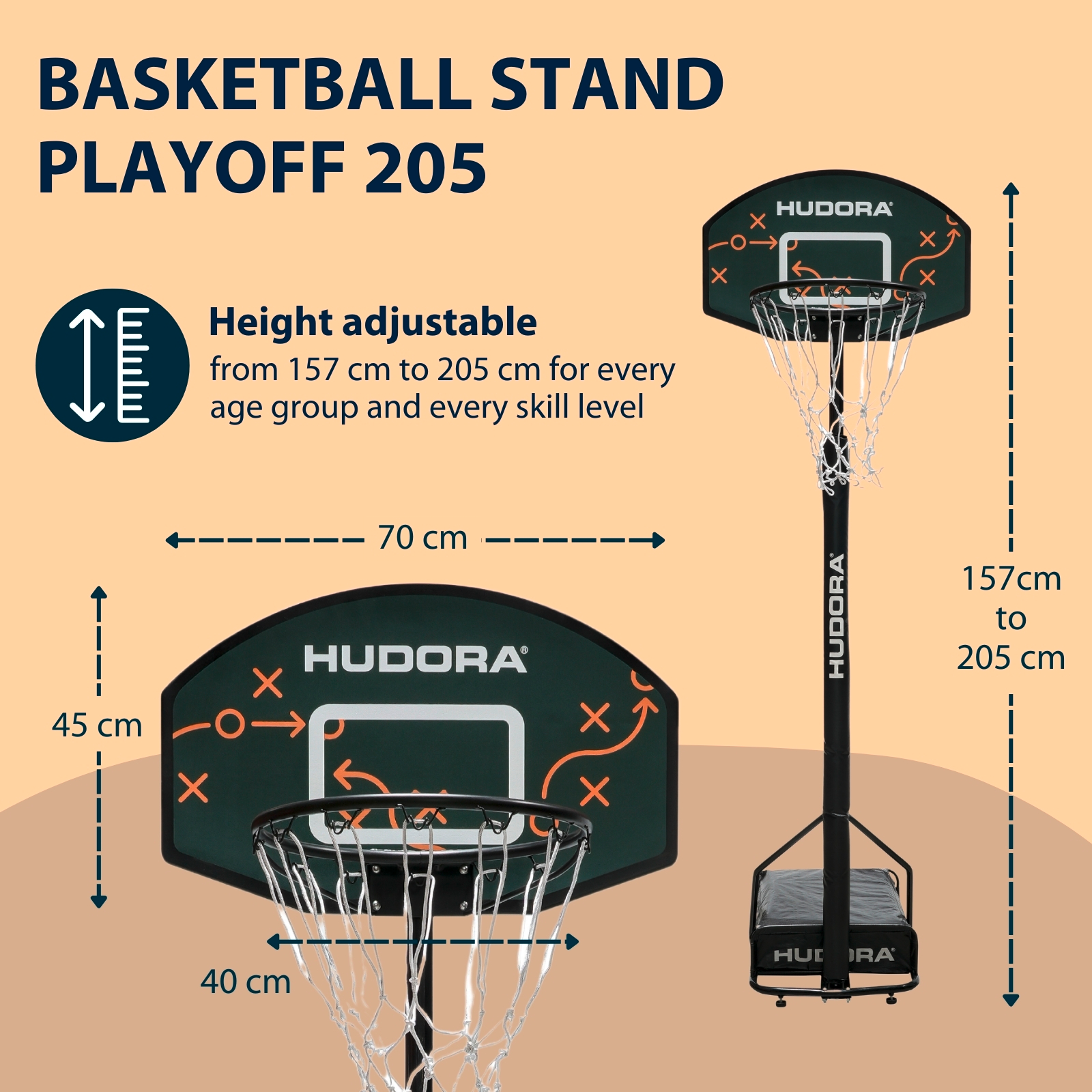 Basketball stand Playoff 205, image 2 from 6
