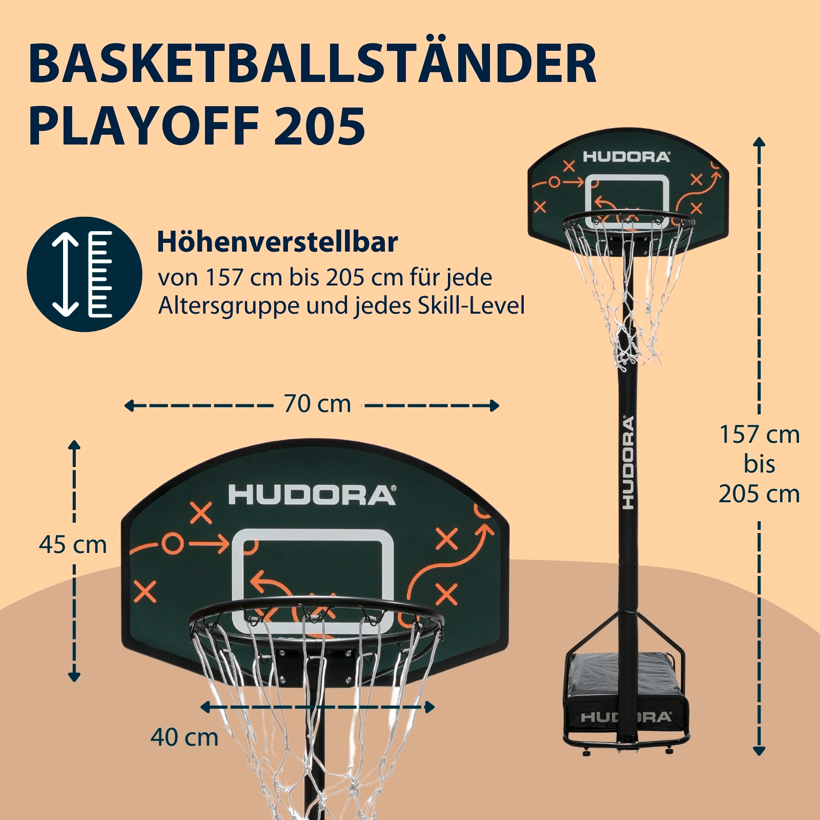 Basketballständer Playoff 205, Bild 2 von 6