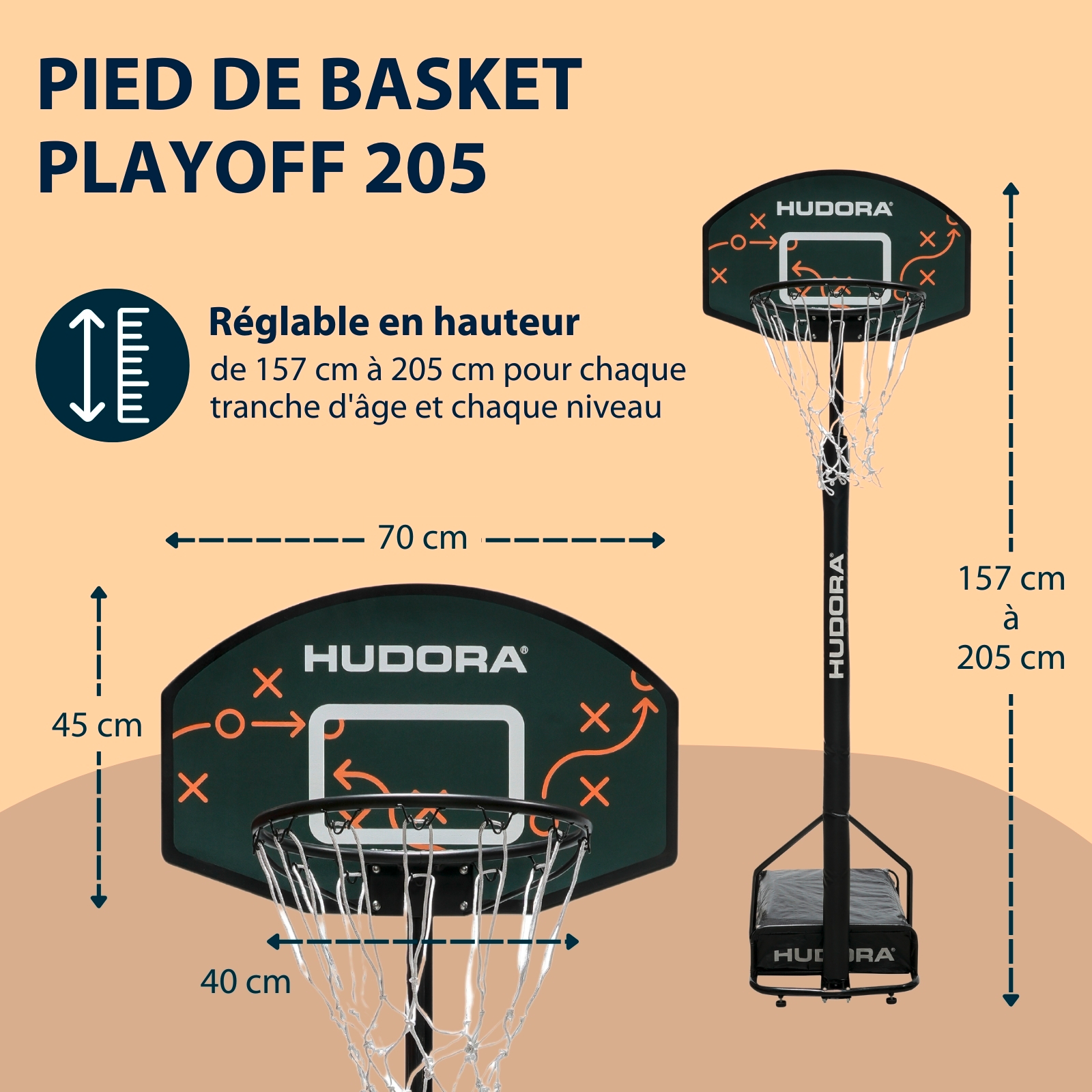 Basketball stand Playoff 205, image 2 from 6