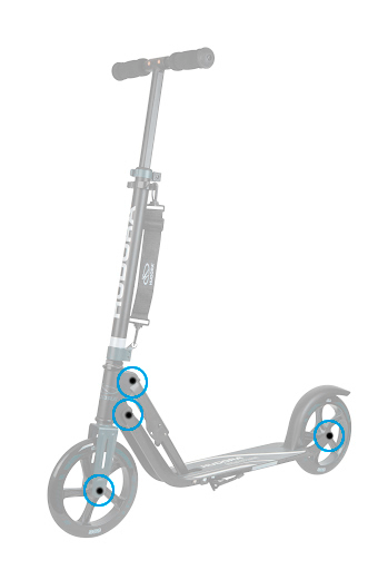 1 Schraubenset  für BigWheel 205