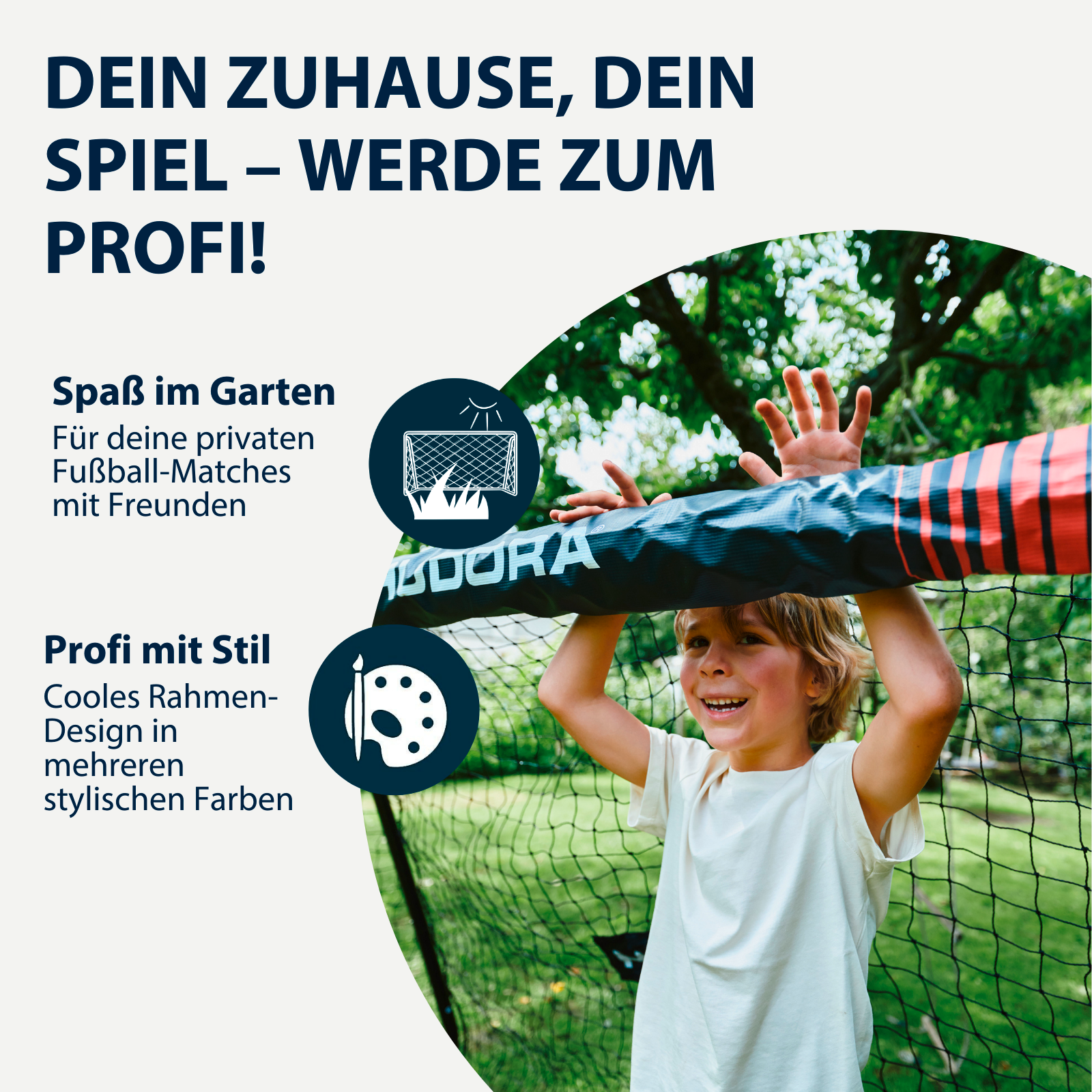 HUDORA Fußballtor Pro Tect 120 Advanced White, Bild 6 von 7