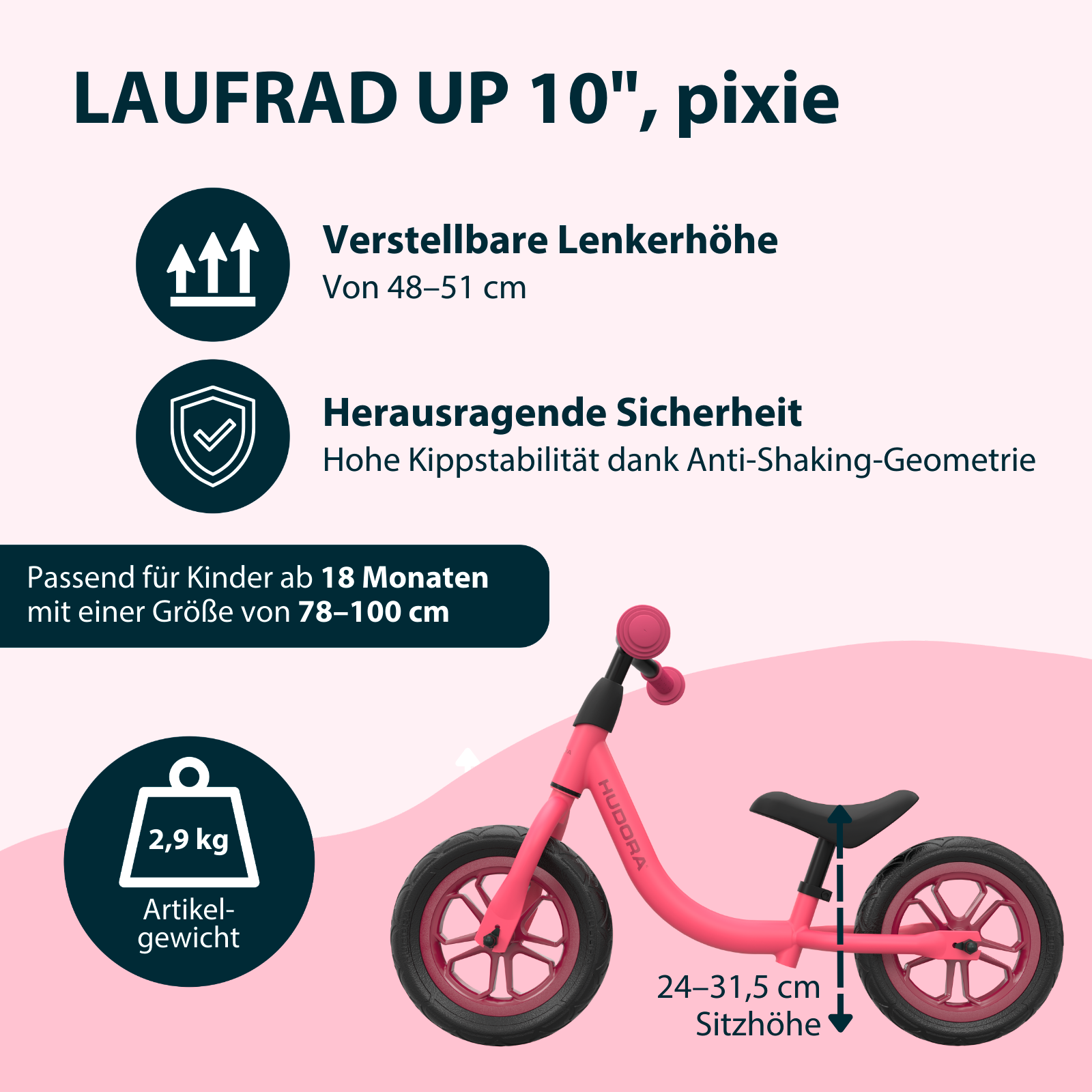 Laufrad Up 10“, pixie, Bild 2 von 6