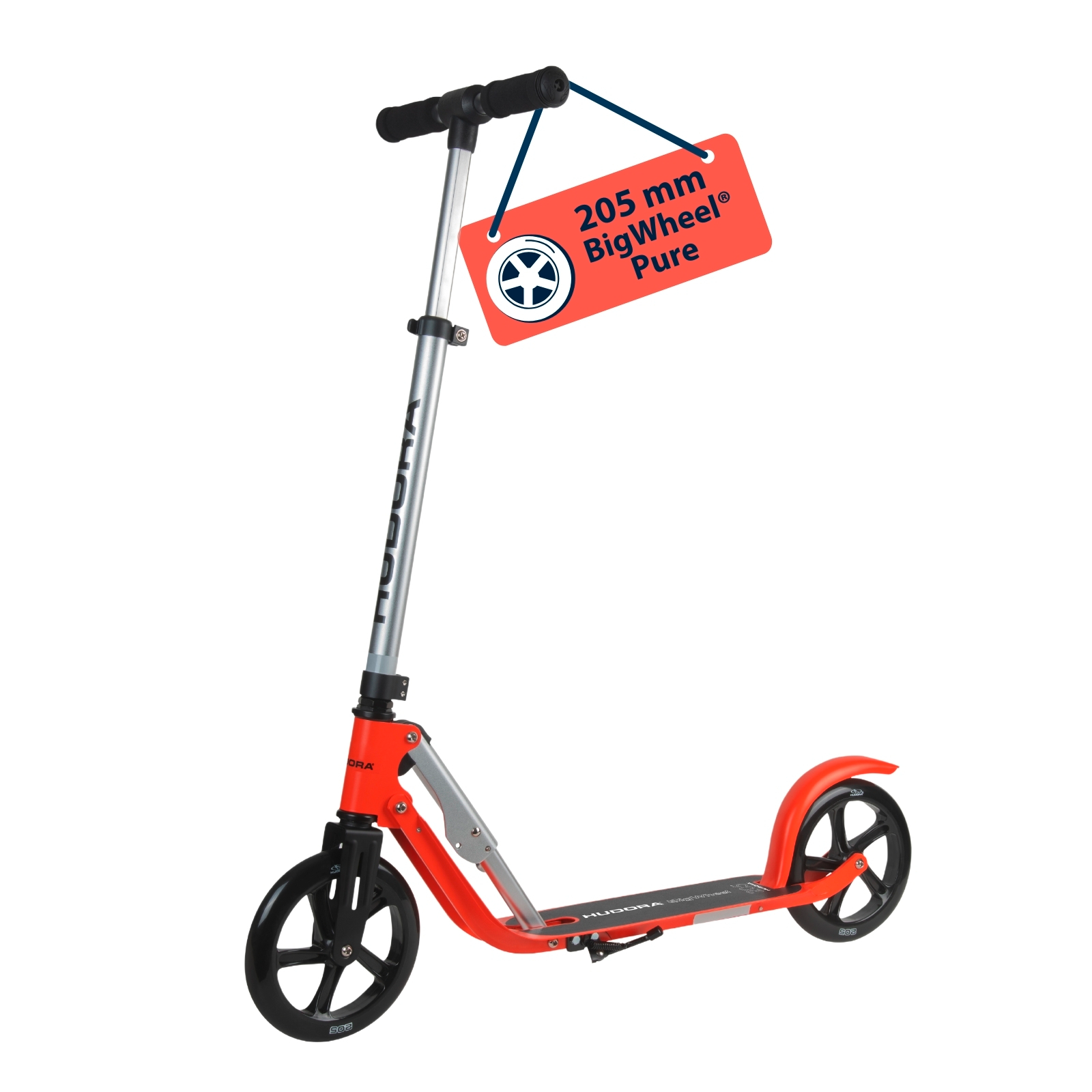 HUDORA BigWheel® 205 Pure red