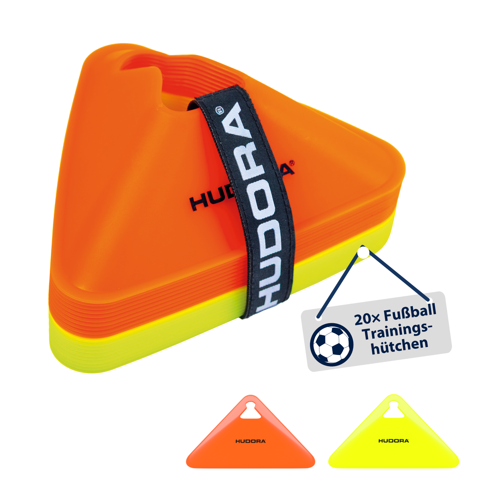 HUDORA Fußball Trainingshütchen, Bild 1 von 6
