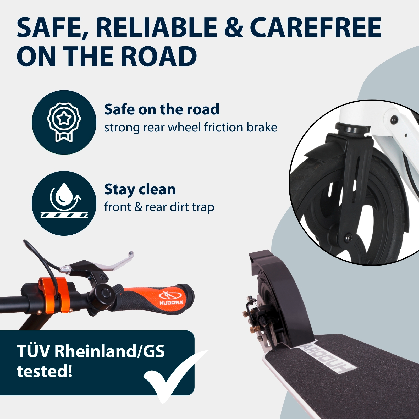 HUDORA BigWheel® Air 230 Dual Brake, image 5 from 7
