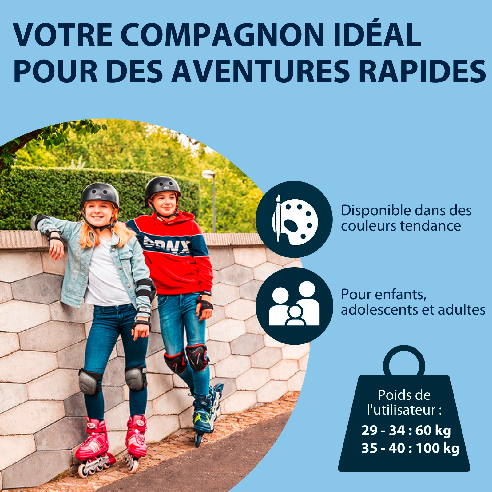 Patins à roulettes en ligne Comfort, image 6 from 7