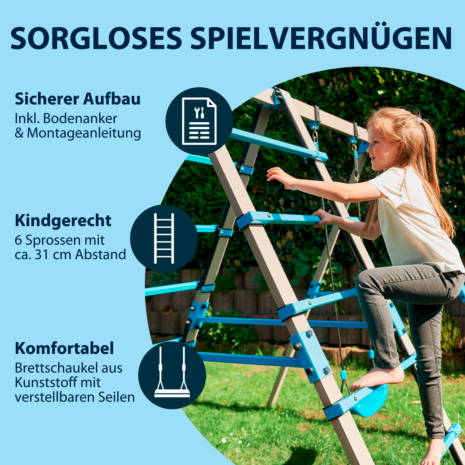 HUDORA Schaukelgestell Vario Leiter, Bild 5 von 7