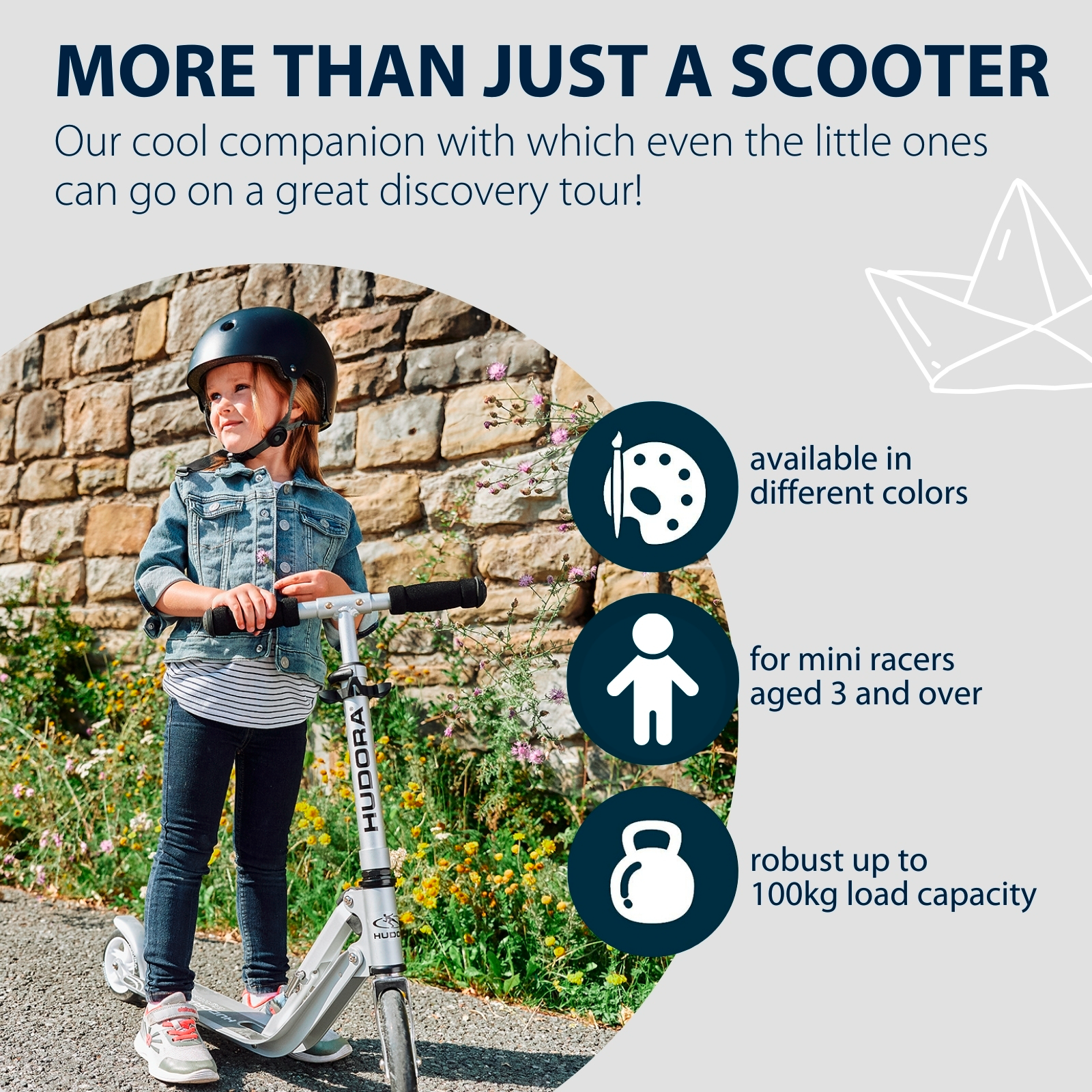 HUDORA Little BigWheel®, Scooter silver "Exclusive Edition", image 6 from 7