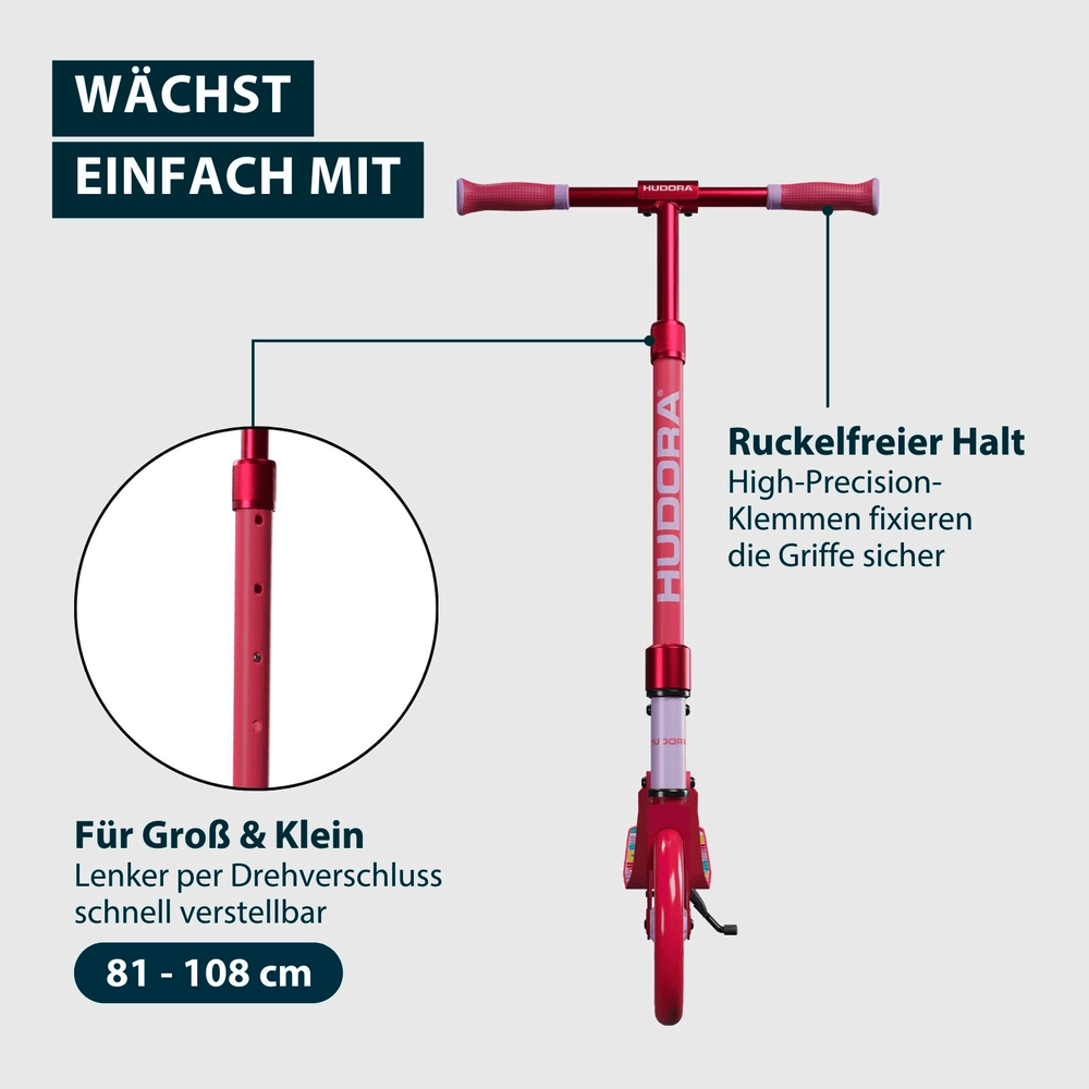 HUDORA BigWheel® 205 Advanced Daydream Edition, Flowers, Bild 5 von 8