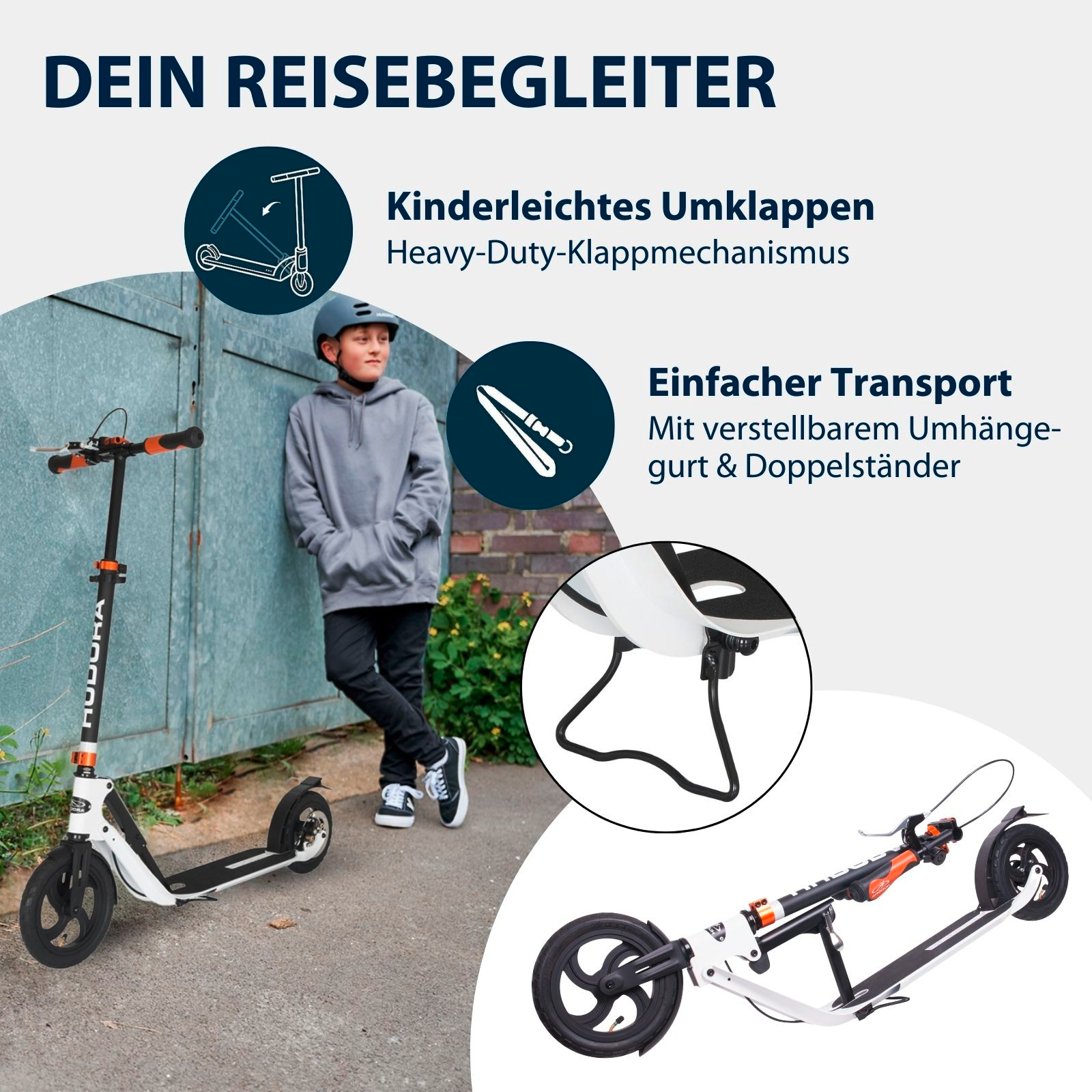 HUDORA BigWheel® Air 230 Dual Brake, Bild 4 von 7