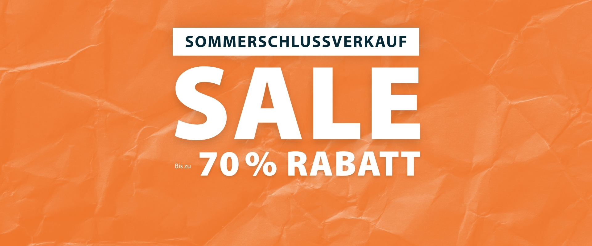 Sommerschlussverkauf