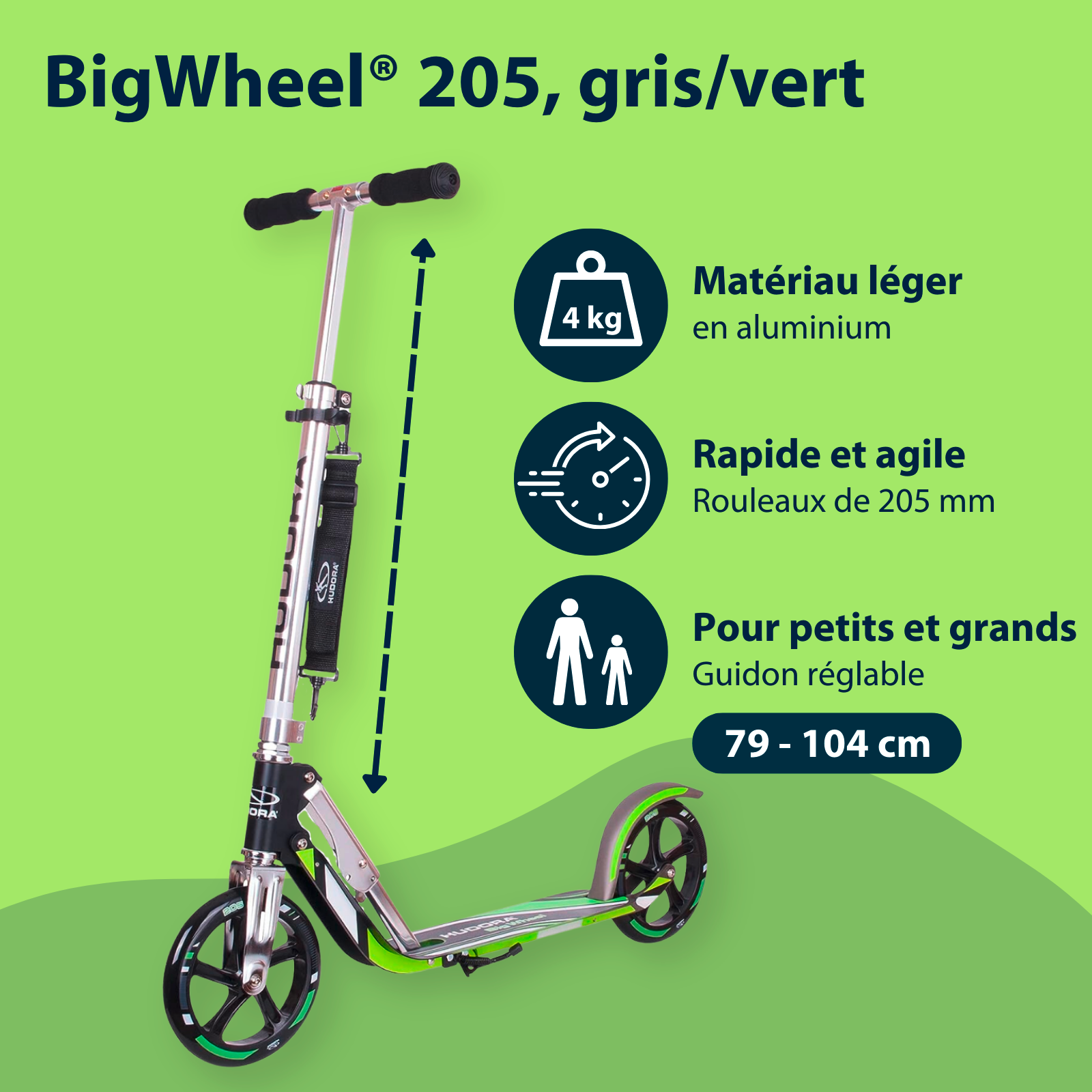 HUDORA BigWheel® 205, image 2 from 7