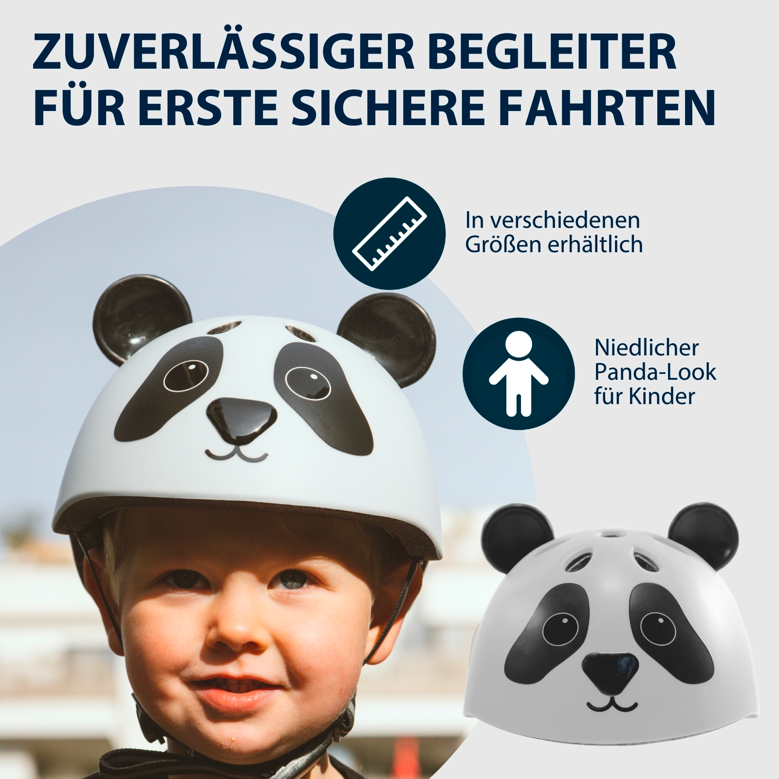 HUDORA Kinderhelm Pandy, Gr. 44-47, Bild 6 von 7